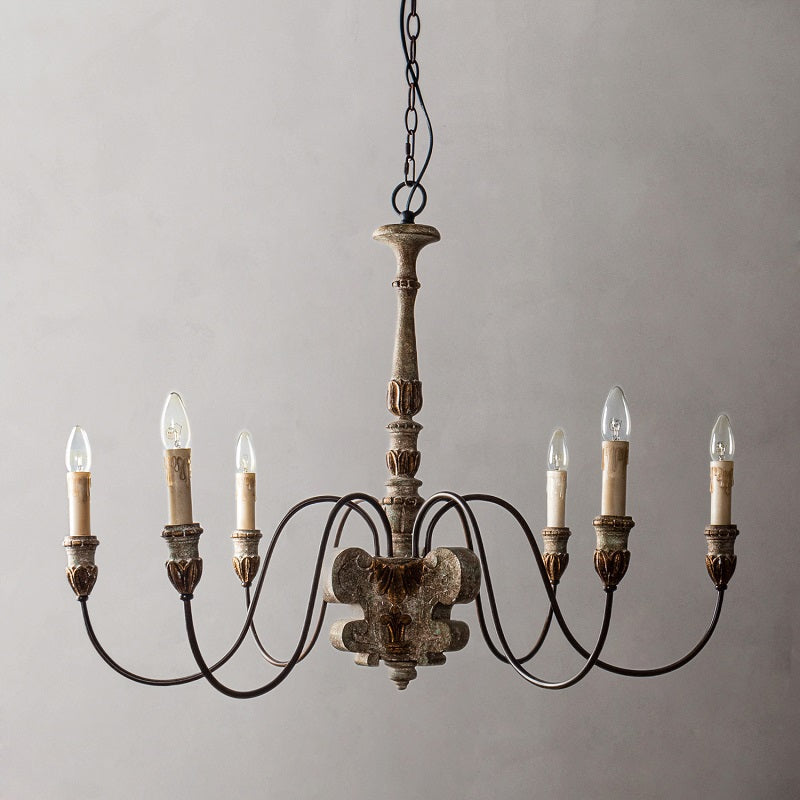 Geovanna Vintage Industrial Solid Chandelier - Letslighting