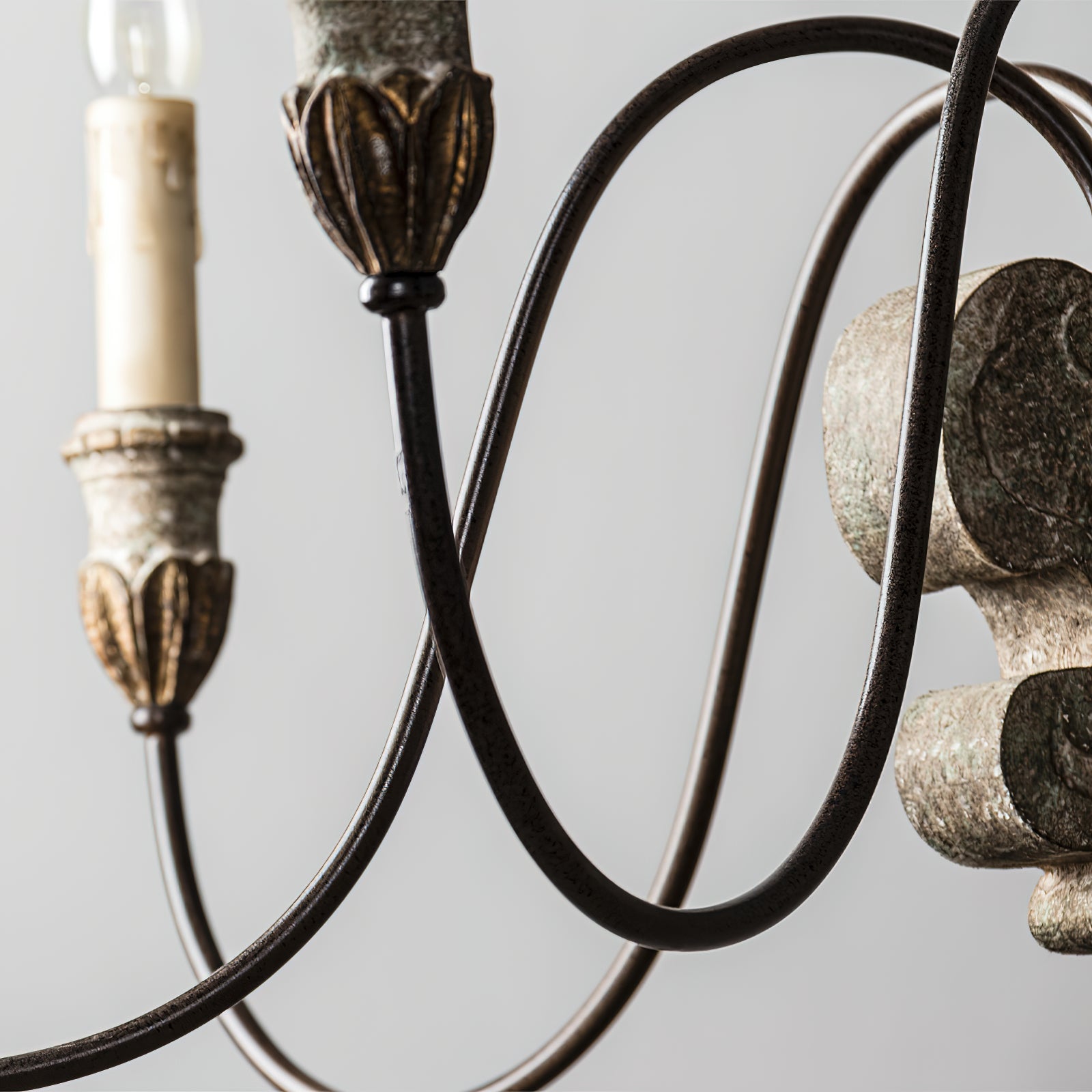 Geovanna Vintage Industrial Solid Chandelier - Letslighting
