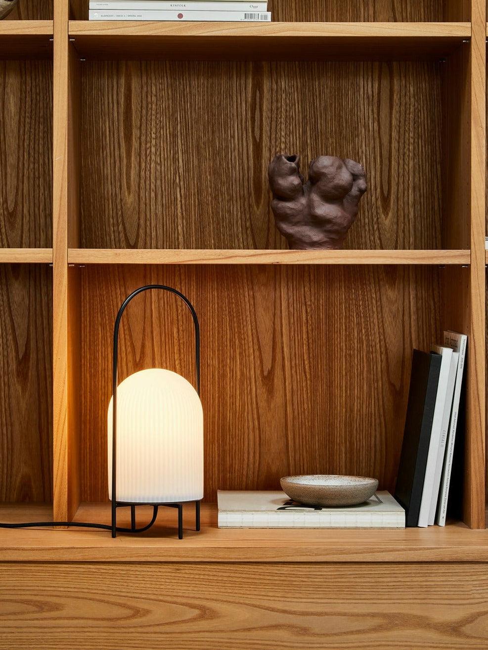 Firaie Glass Minimalist Table Lamp - Letslighting