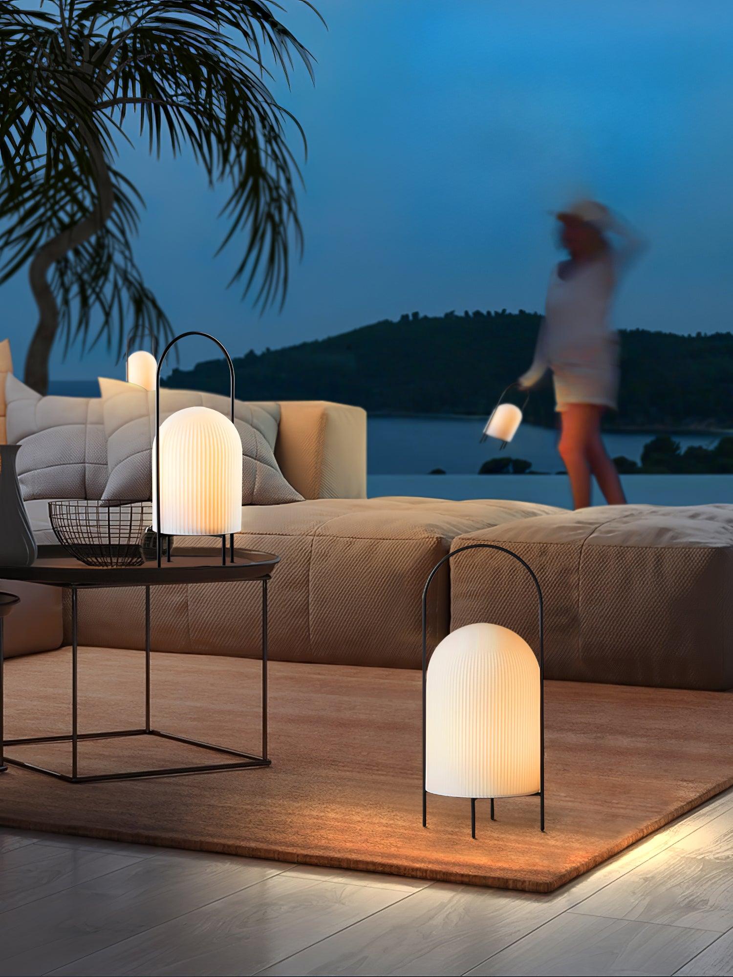 Firaie Glass Minimalist Table Lamp - Letslighting