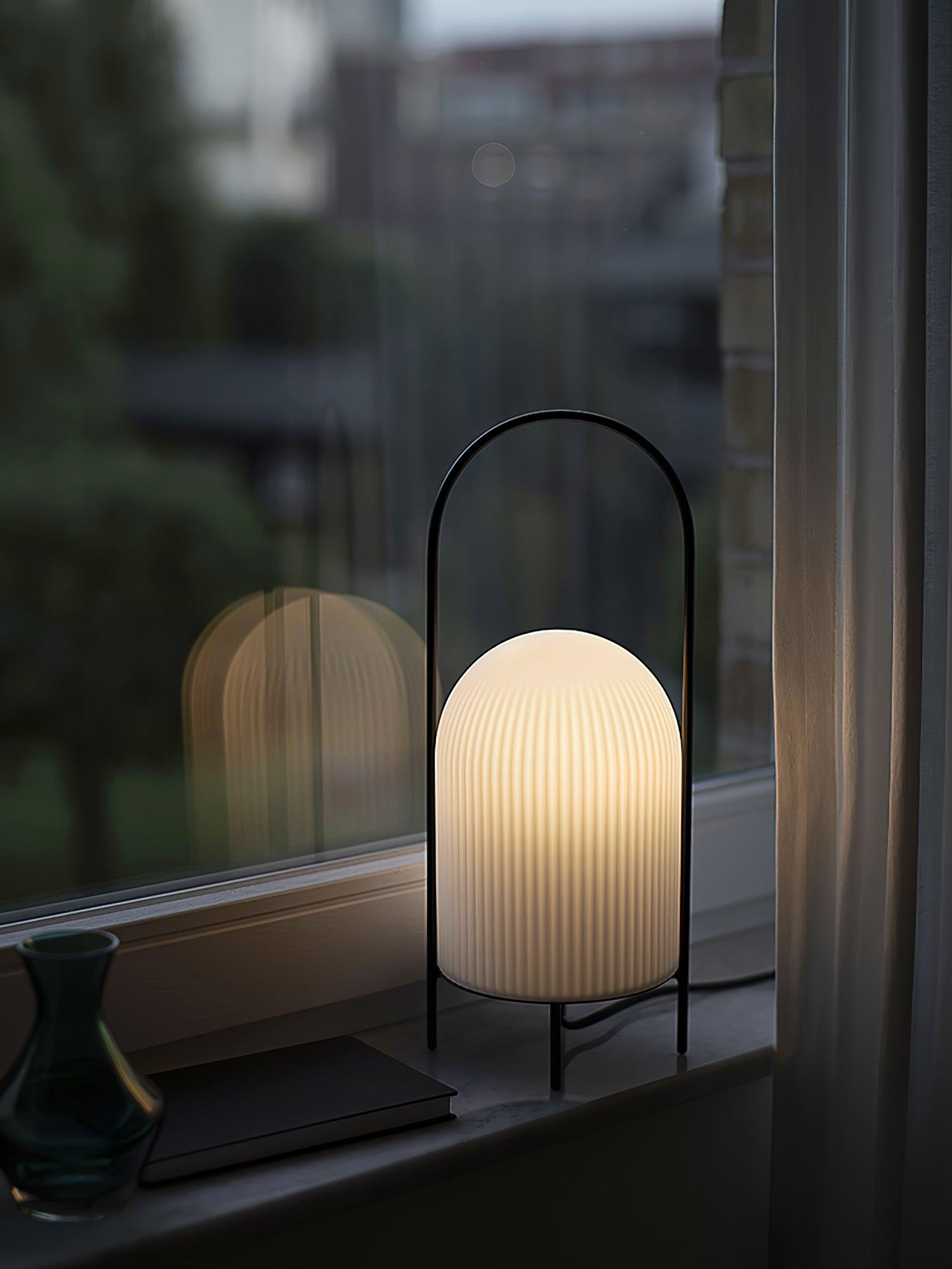 Firaie Glass Minimalist Table Lamp - Letslighting