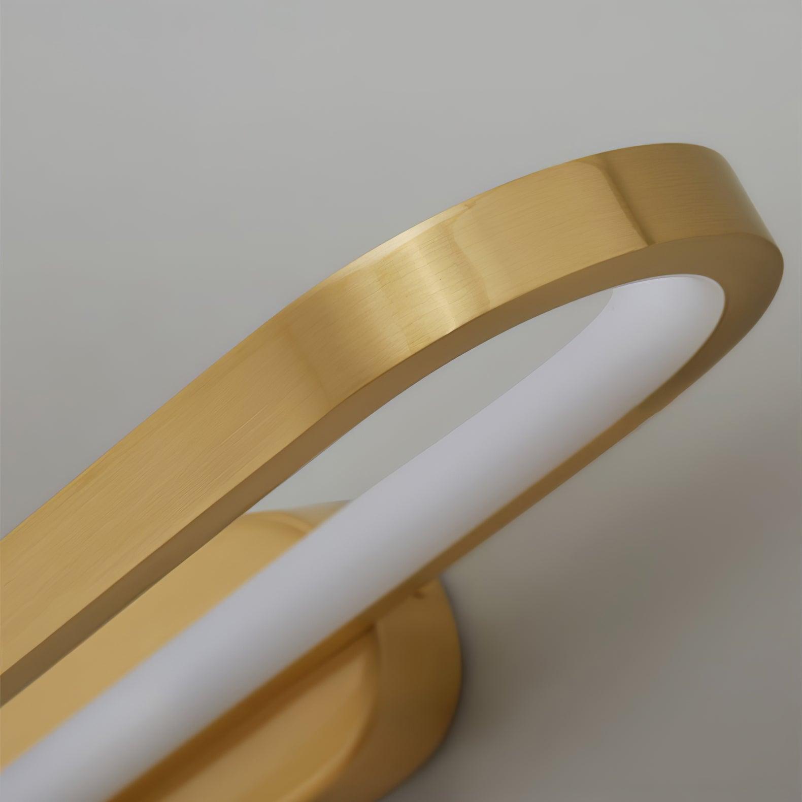 Plana Modern Minimalist LED Brass Wall Light - Letslighting