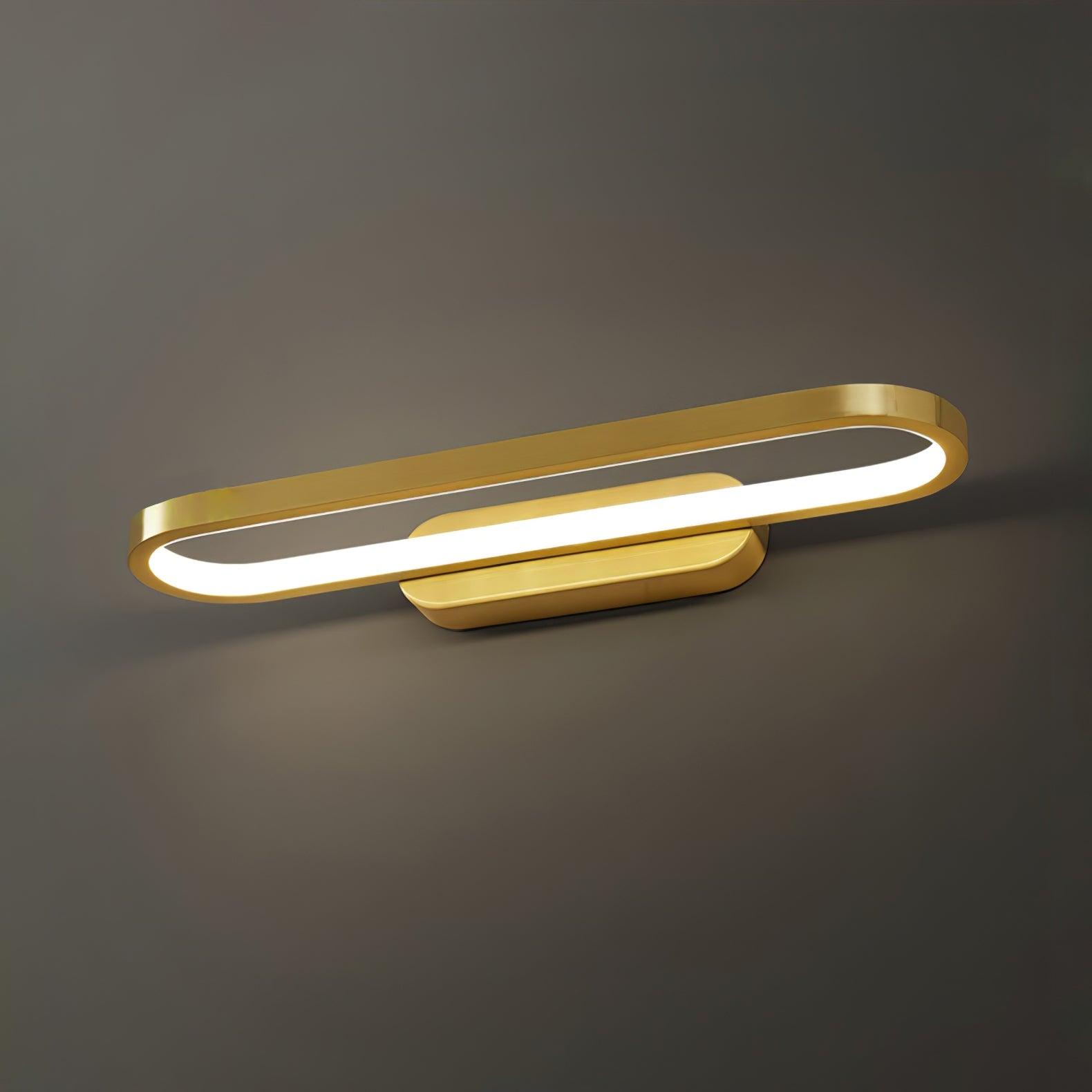 Plana Modern Minimalist LED Brass Wall Light - Letslighting