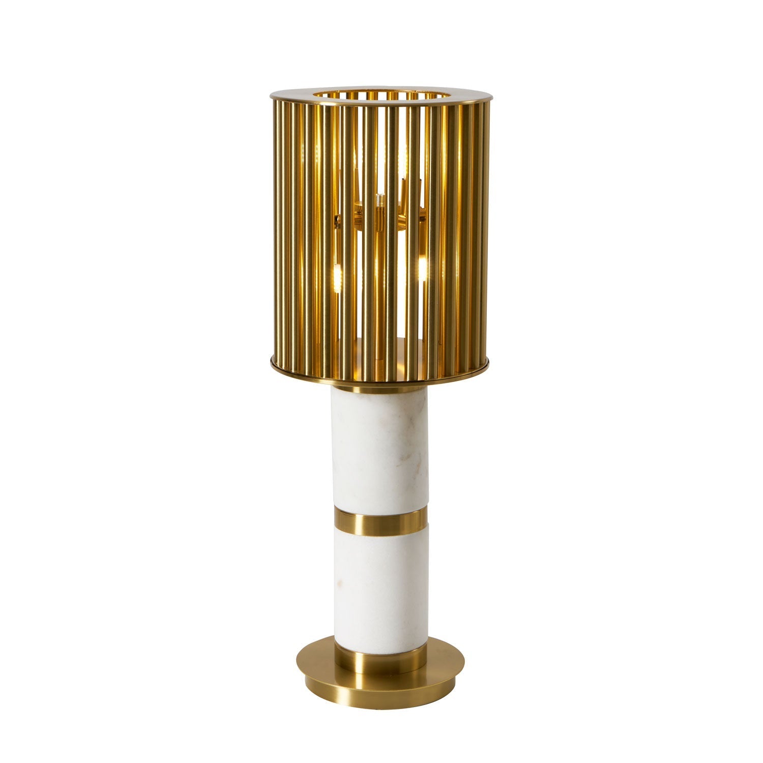 Gilded Cage Table Lamp - Blowlighting