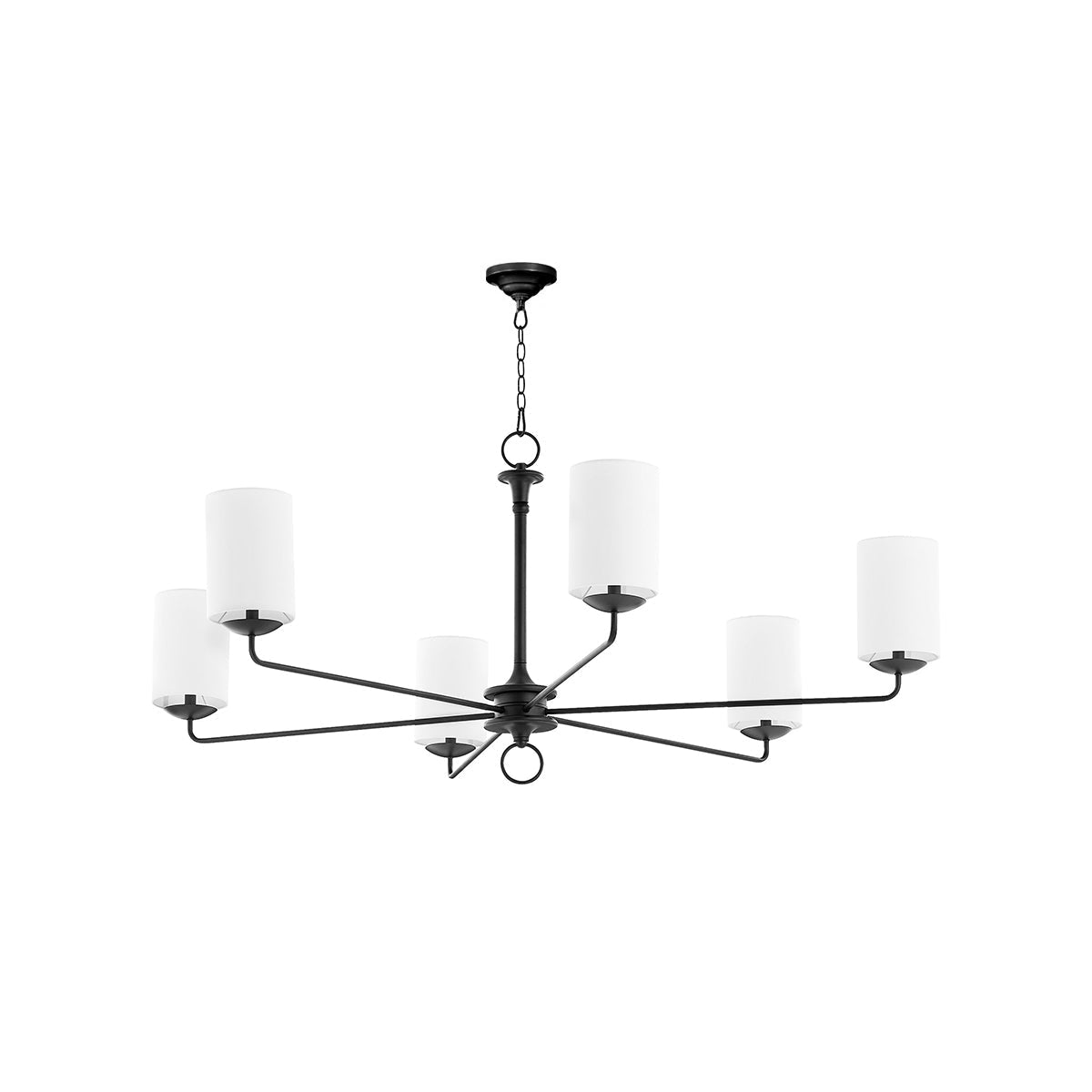 Olthean Vintage Industrial Brass Fabric Chandelier - Letslighting