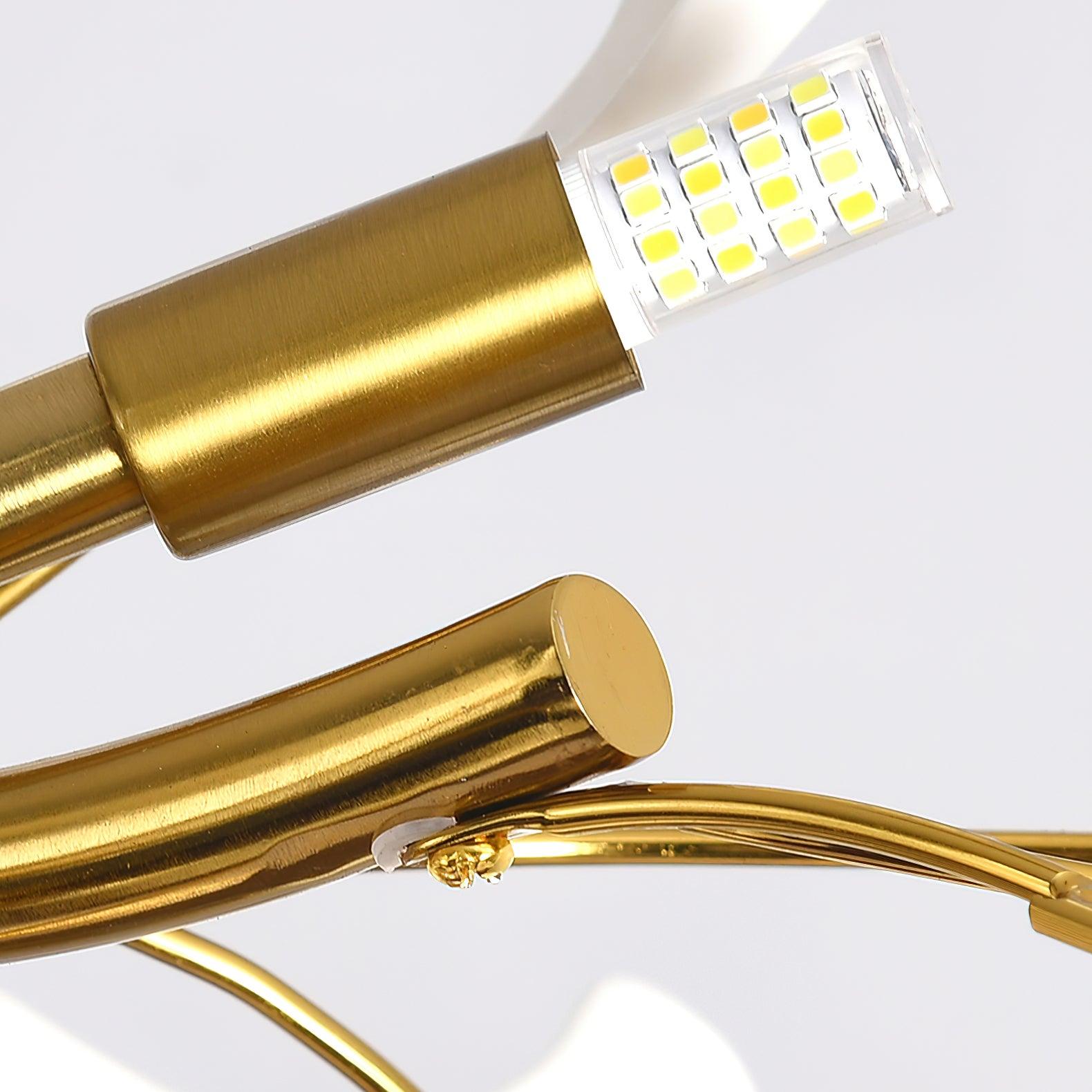 Olivia Ceramic Gingko Linear Chandelier - Letslighting