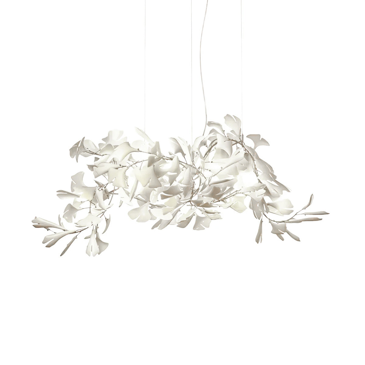 Gingko Chandelier G Style Leaf Branch Shape Modern - Letslighting
