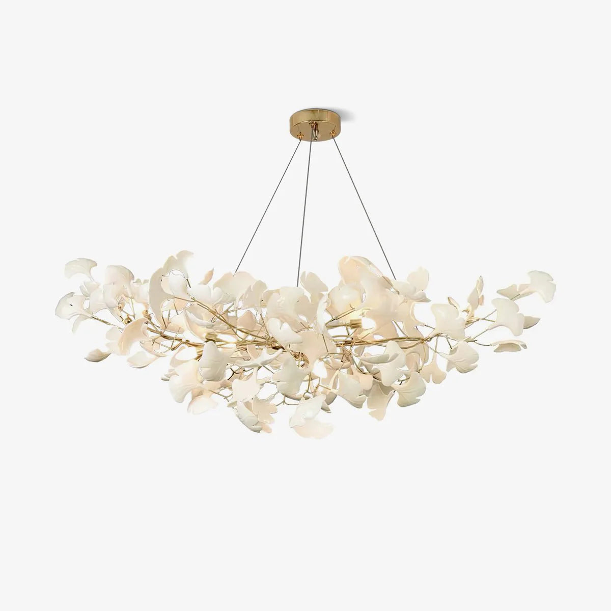 Olivia Luxury Chandelier Ceramics Living Room U Arc Shape - Letslighting