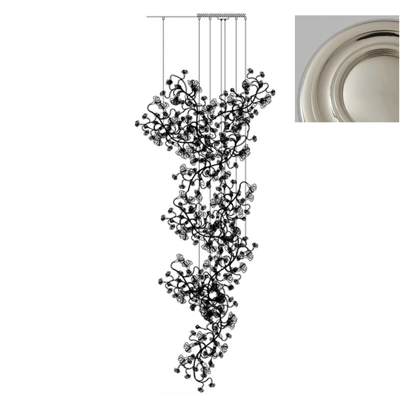 Gingko Chandelier F Style Nature-Inspired Elegance - Letslighting