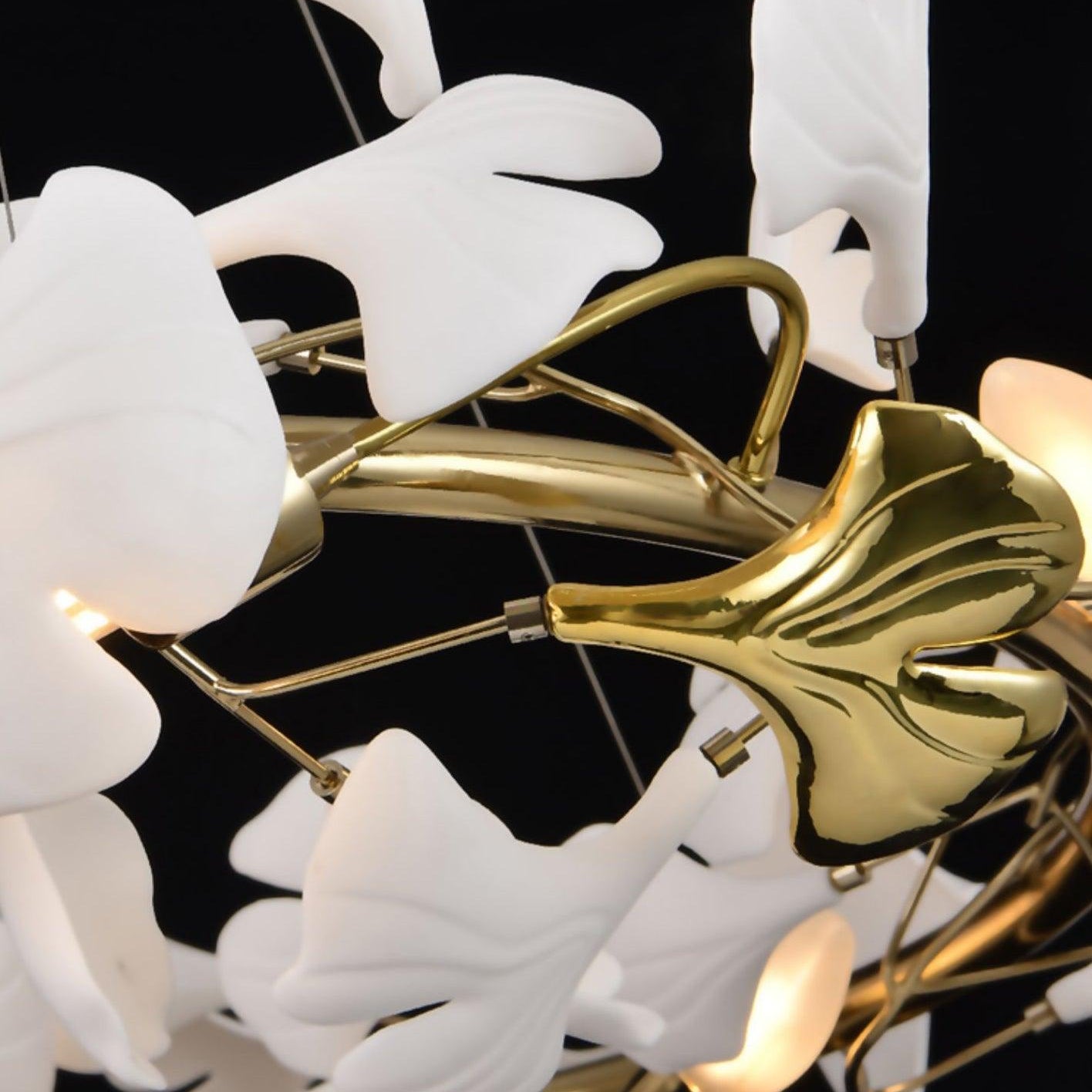 Eloria Cascading Floral Spiral Chandelier - Letslighting
