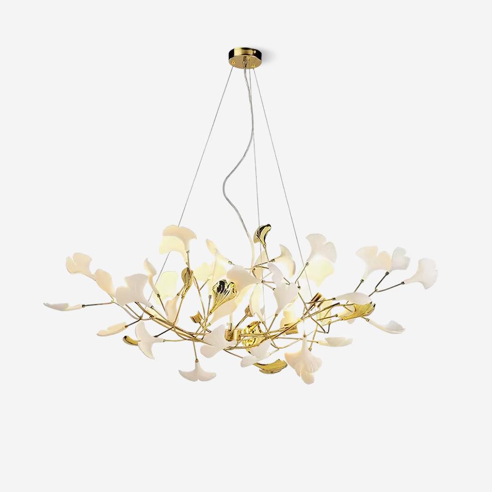 Gingko Chandelier S Style Nature-Inspired Elegance - Letslighting