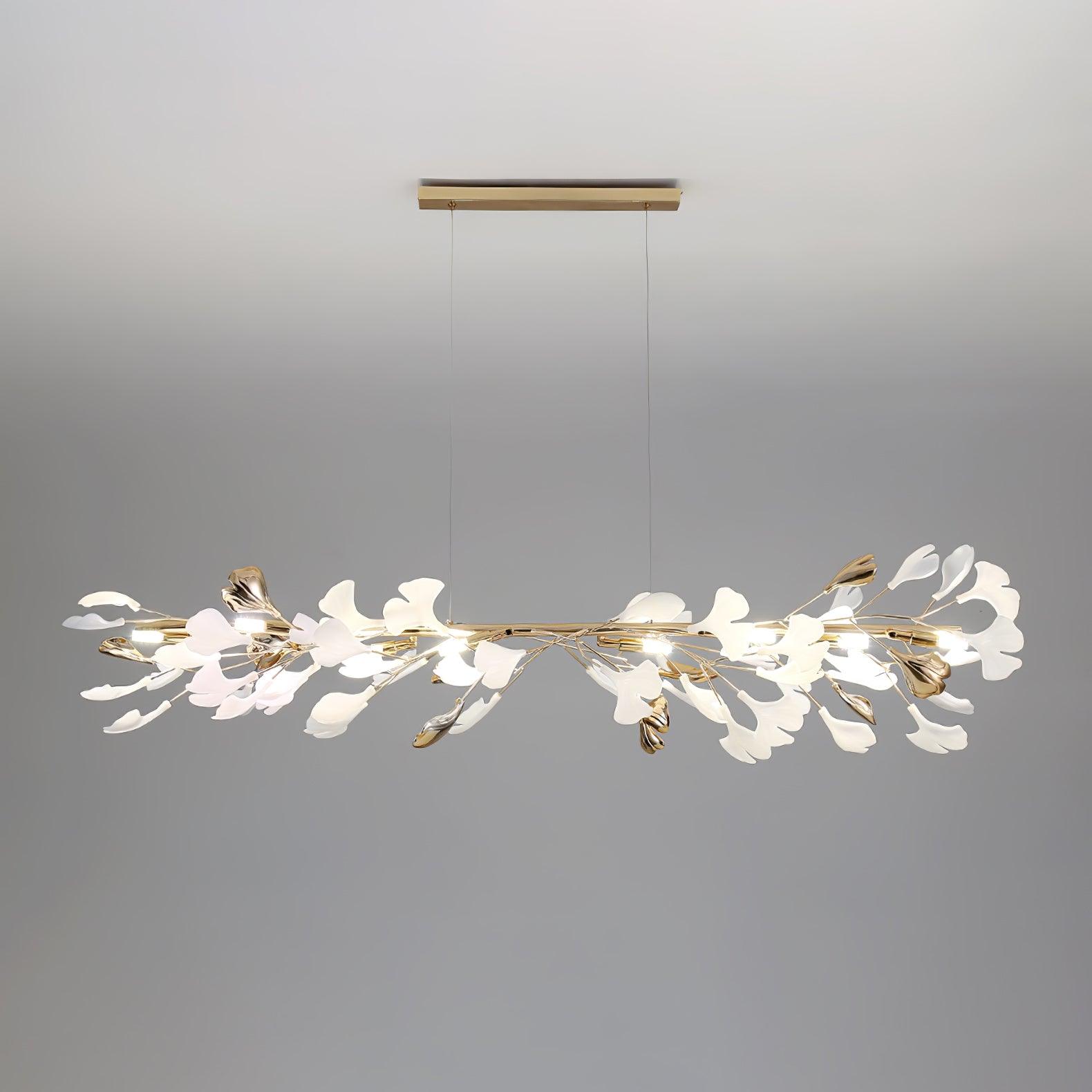 Olivia Ceramic Gingko Chandelier 4 Styles - Letslighting
