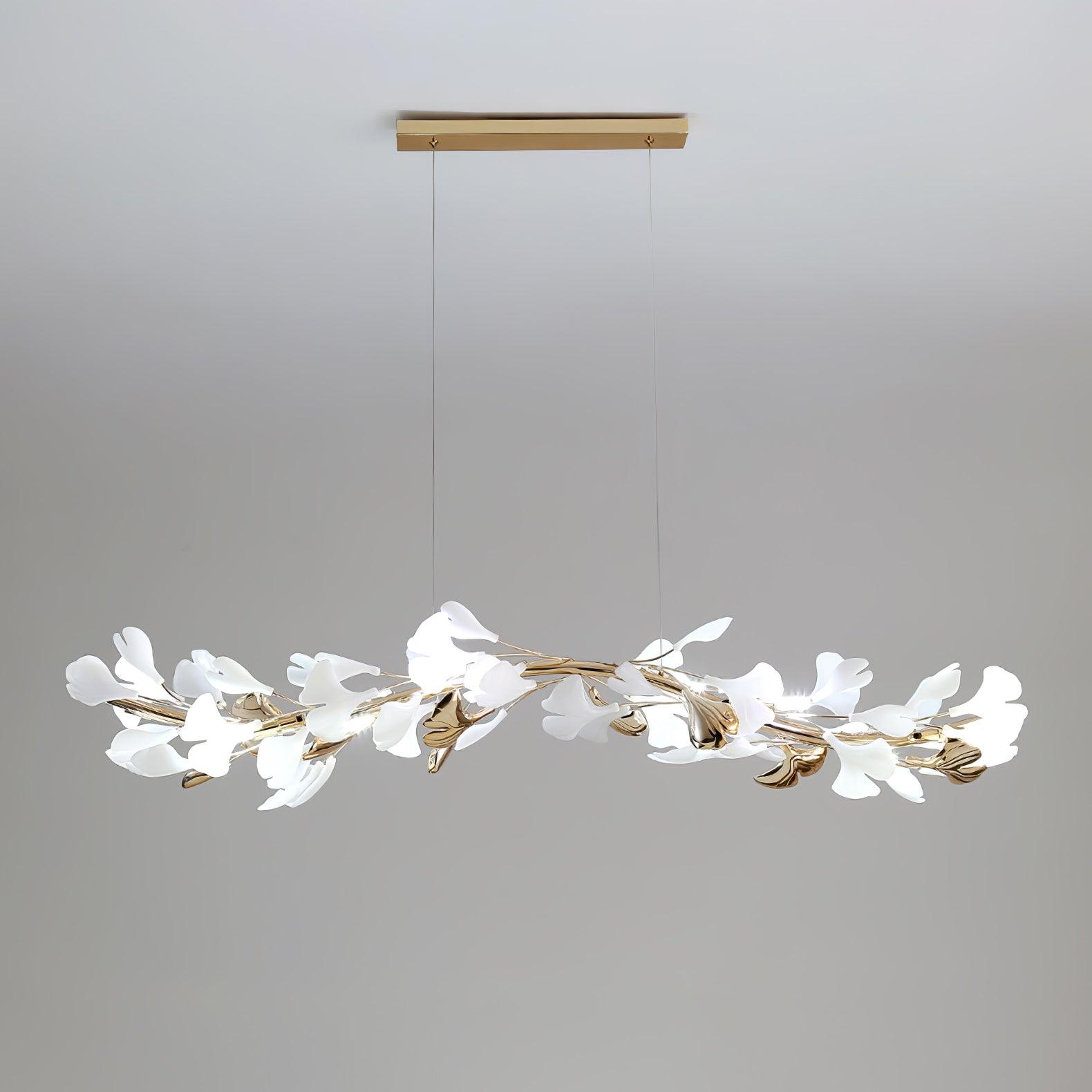 Olivia Ceramic Gingko Chandelier 4 Styles - Letslighting