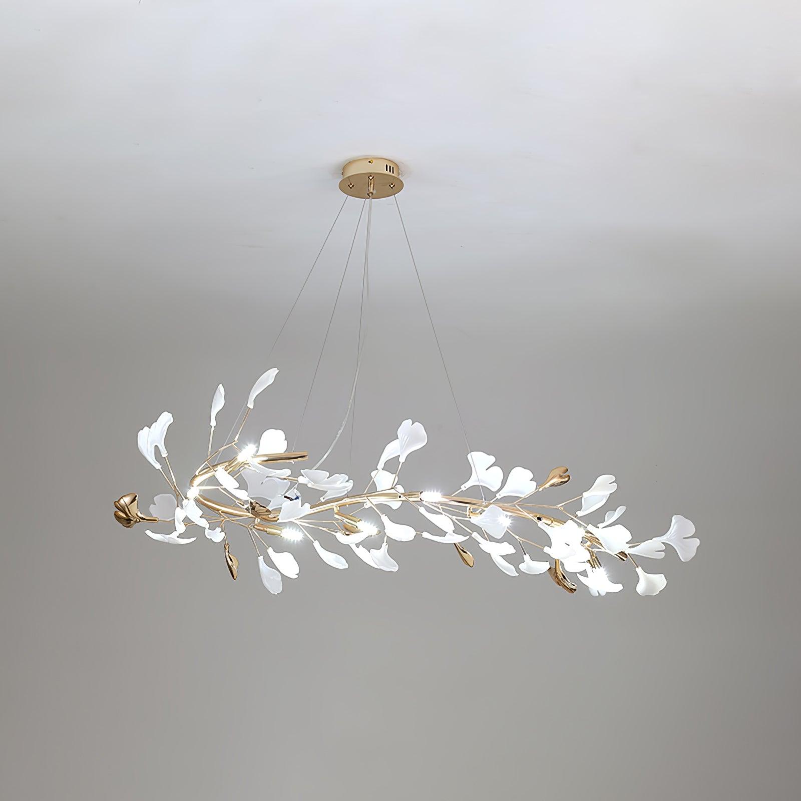 Olivia Ceramic Gingko Chandelier 4 Styles - Letslighting