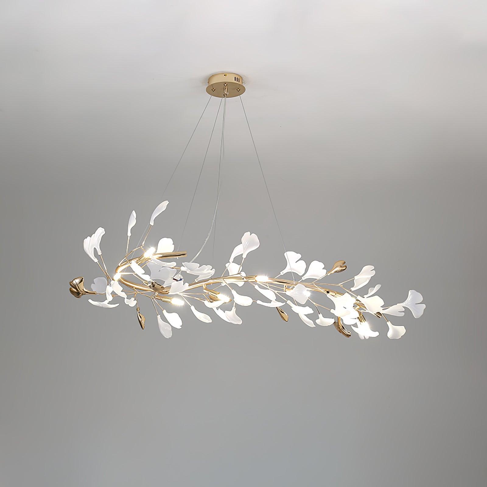 Olivia Ceramic Gingko Chandelier 4 Styles - Letslighting