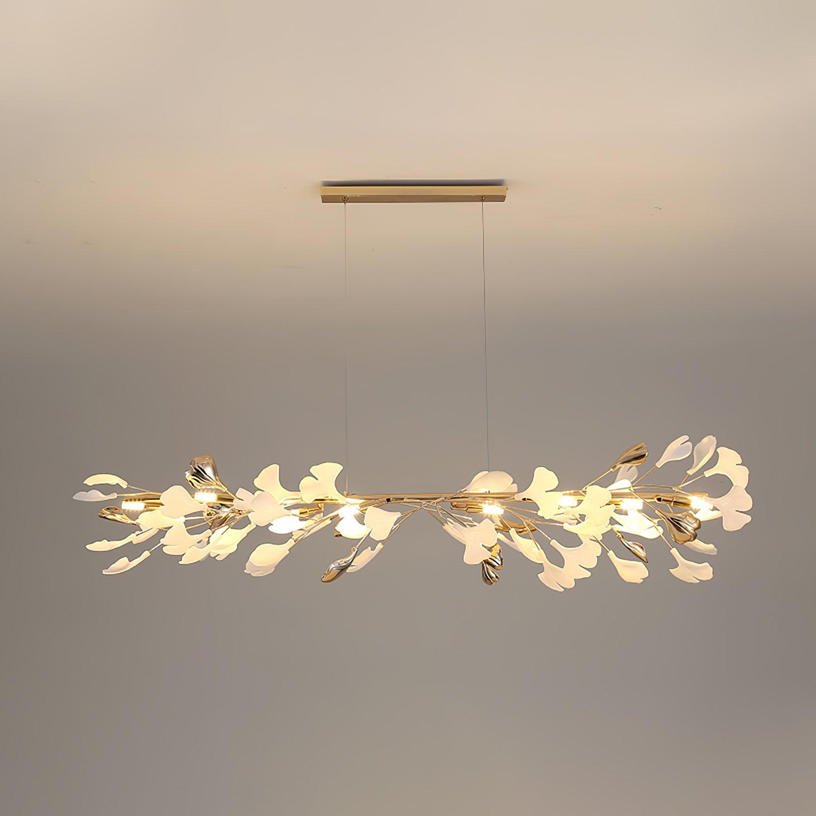 Olivia Ceramic Gingko Chandelier 4 Styles - Letslighting