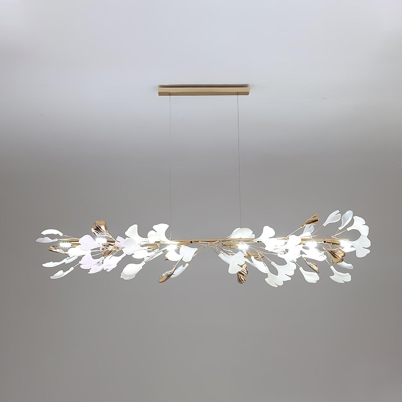 Olivia Ceramic Gingko Chandelier 4 Styles - Letslighting