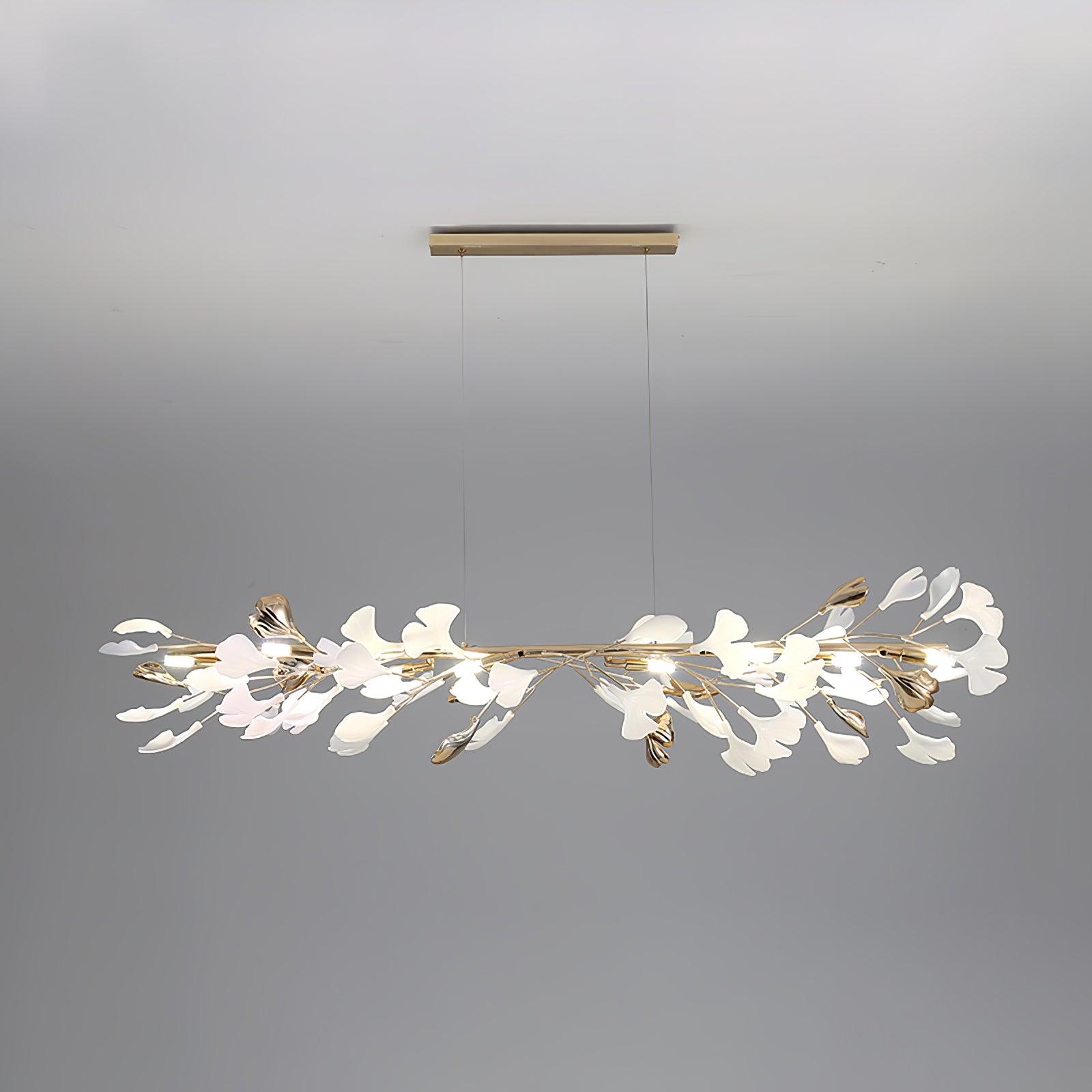 Olivia Ceramic Gingko Chandelier 4 Styles - Letslighting
