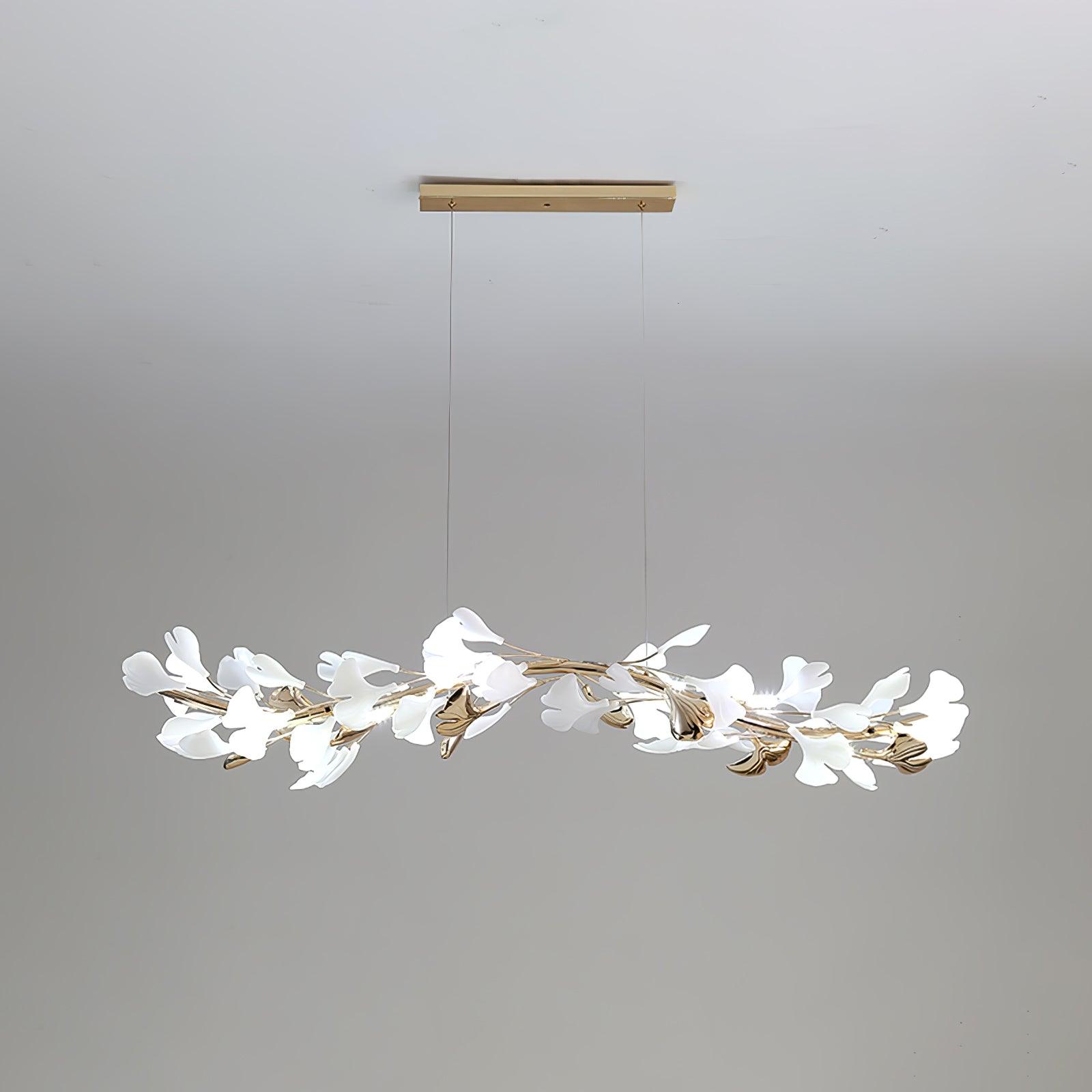 Olivia Ceramic Gingko Chandelier 4 Styles - Letslighting