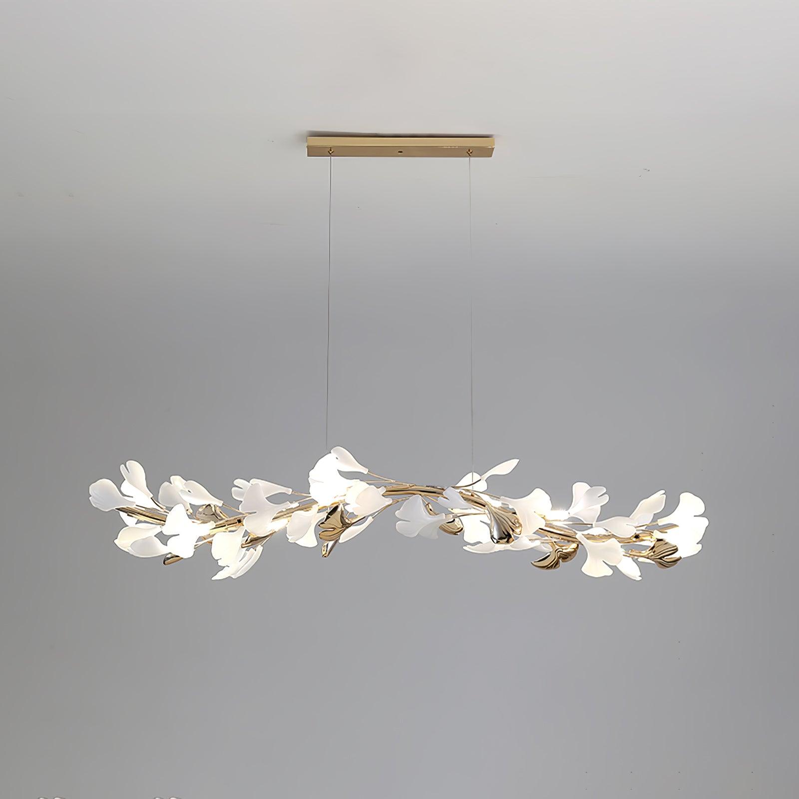 Olivia Ceramic Gingko Chandelier 4 Styles - Letslighting