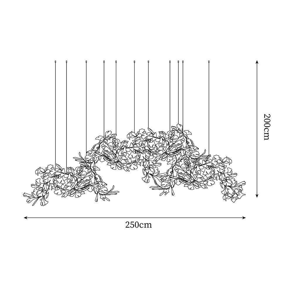 Elysia Floral Canopy Chandelier - Letslighting