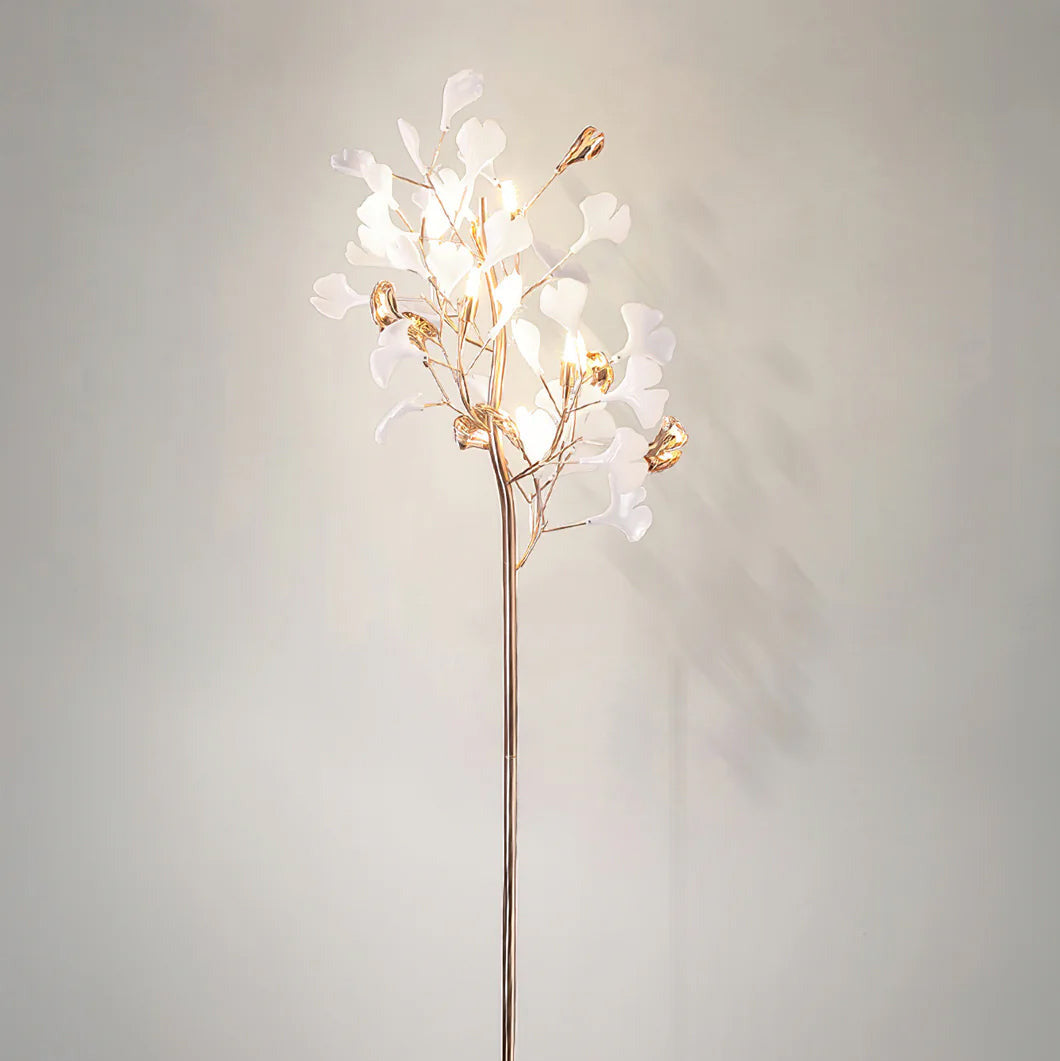 Olivia Gingko Ceramics Floor Lamp - Letslighting