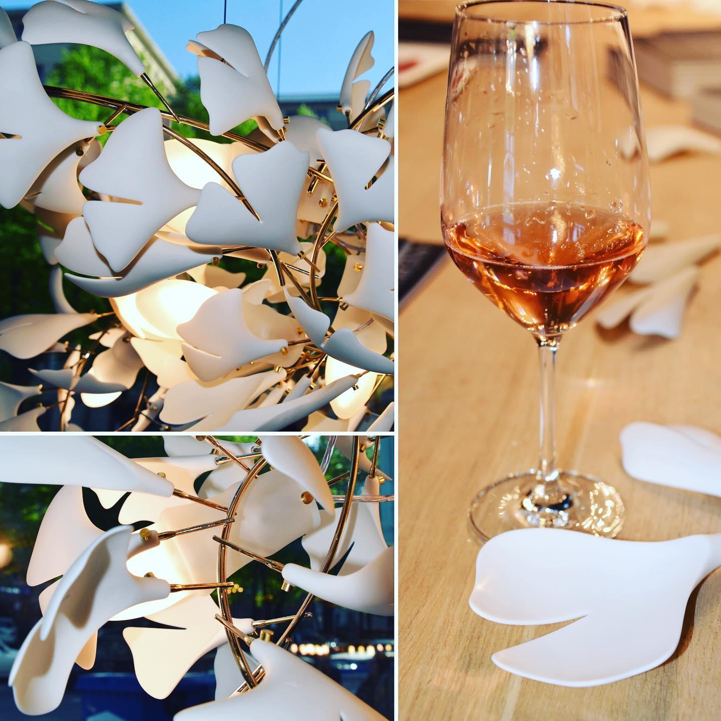 Olivia Ceramic Gingko Leaf Chandelier Artistic Combination - Letslighting