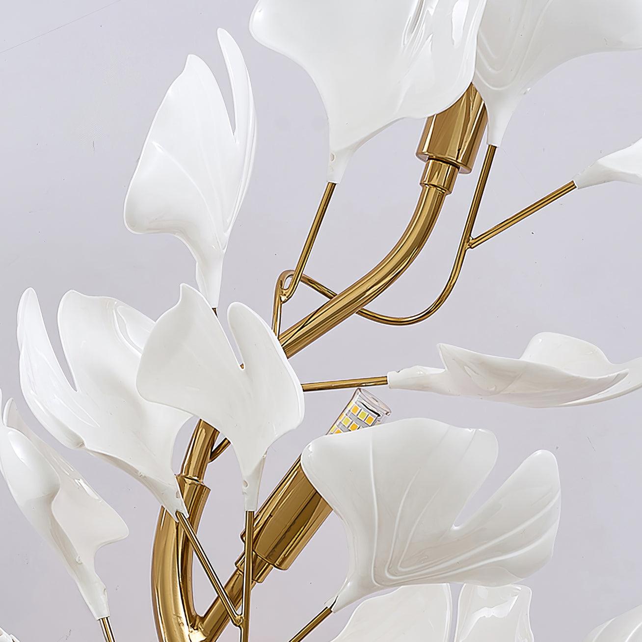 Wall Lamp Plug In Acrylic Floral Light Fixture French Elegant - Letslighting