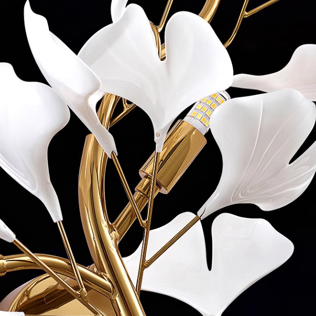Wall Lamp Plug In Acrylic Floral Light Fixture French Elegant - Letslighting
