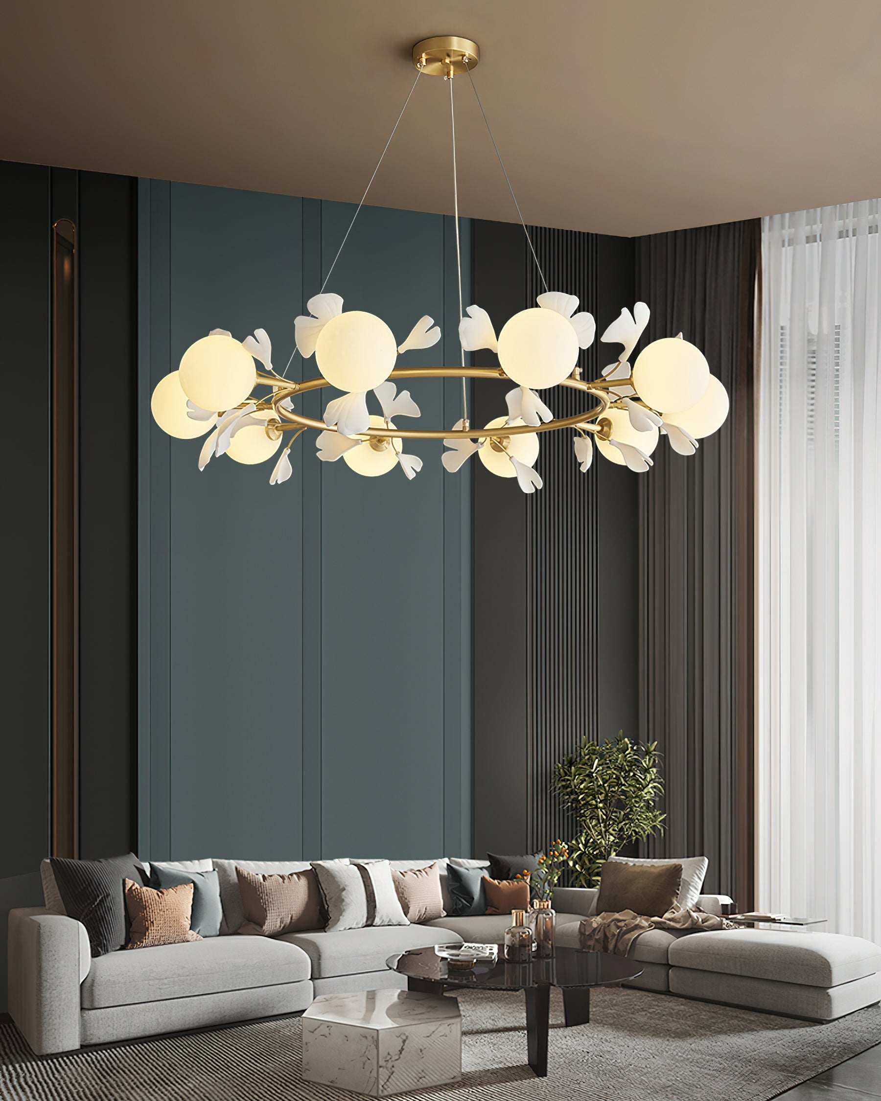 Fidova 8-Light Globe Chandelier - Letslighting
