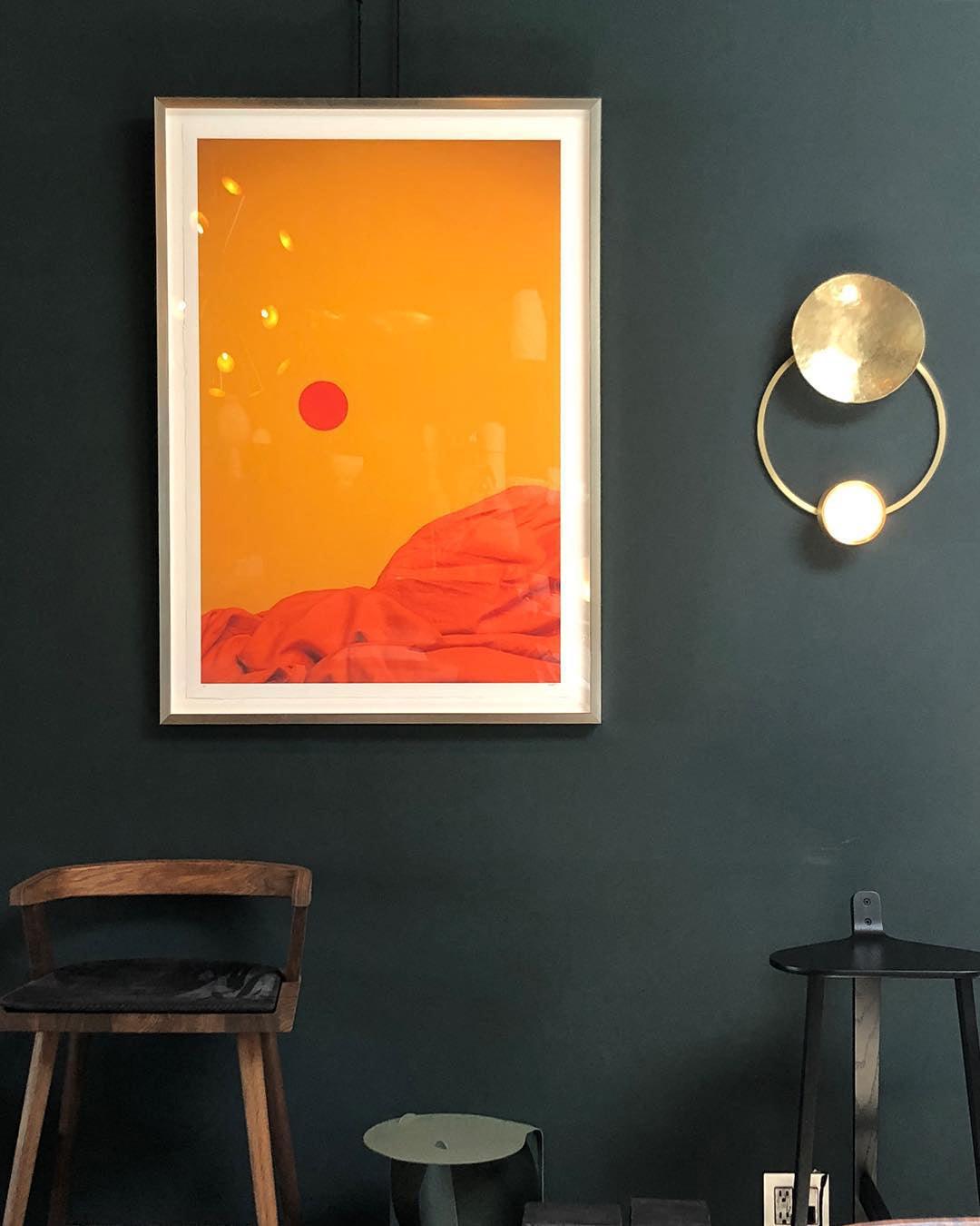 Orbiten Brass & Glass Modern Wall Lamp - Letslighting