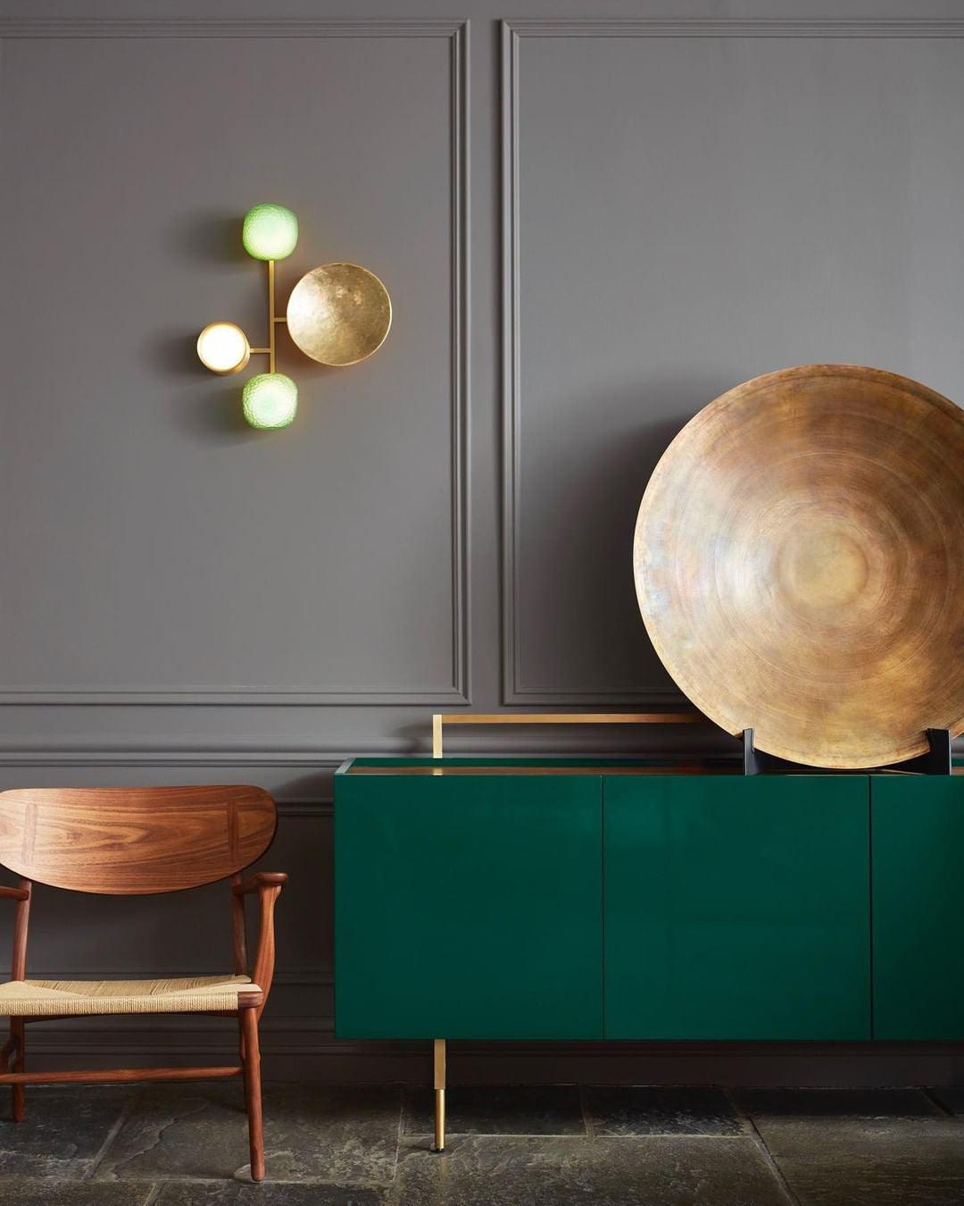 Orbiten Brass & Glass Modern Wall Lamp - Letslighting