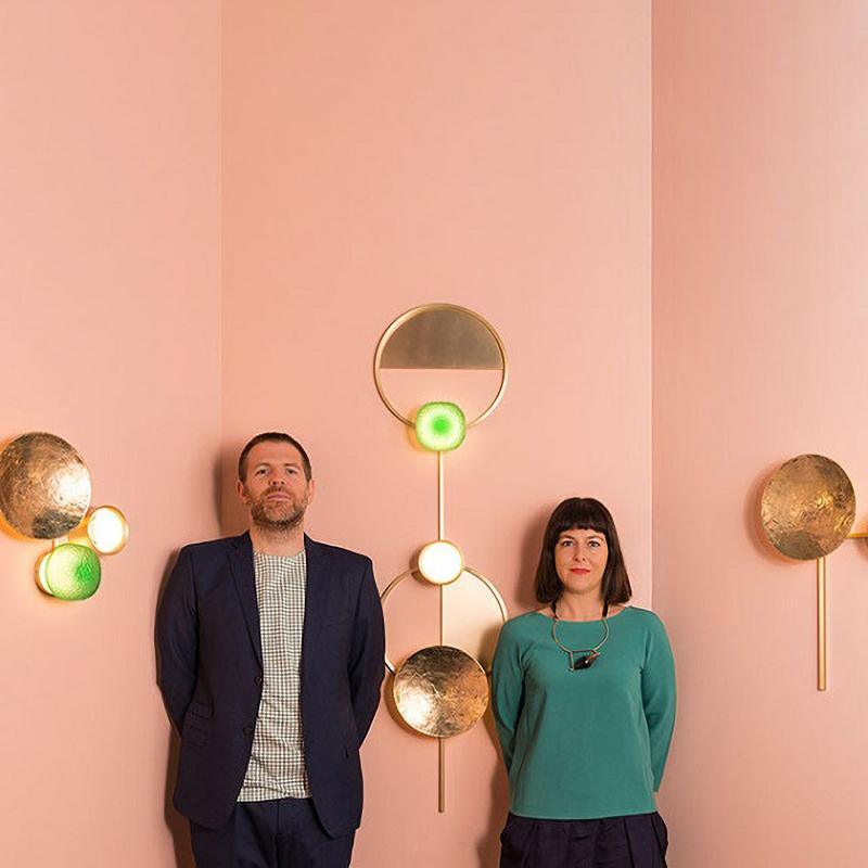 Orbiten Brass & Glass Modern Wall Lamp - Letslighting