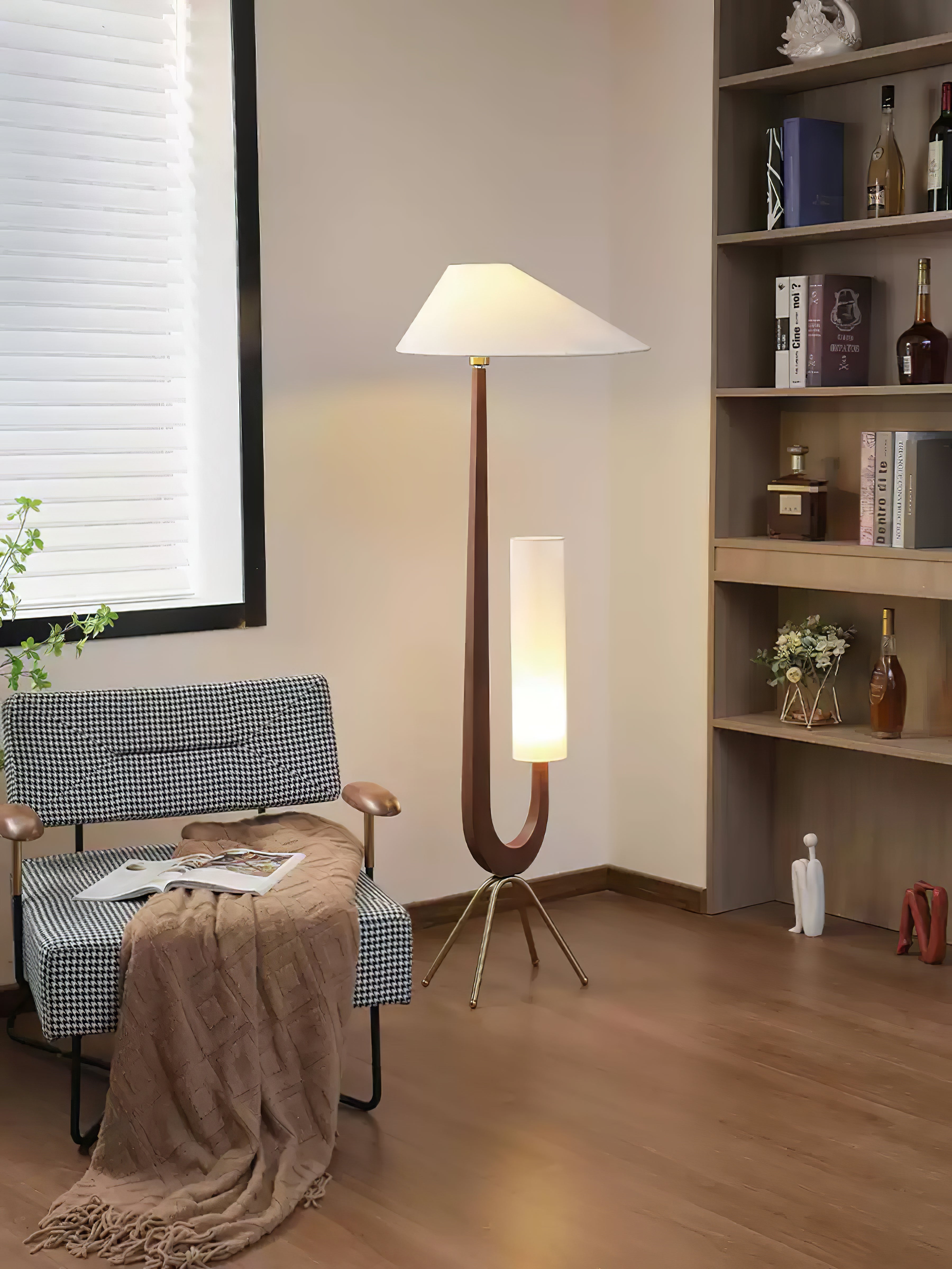 Novael Fabric Scandinavian Floor Lamp - Letslighting