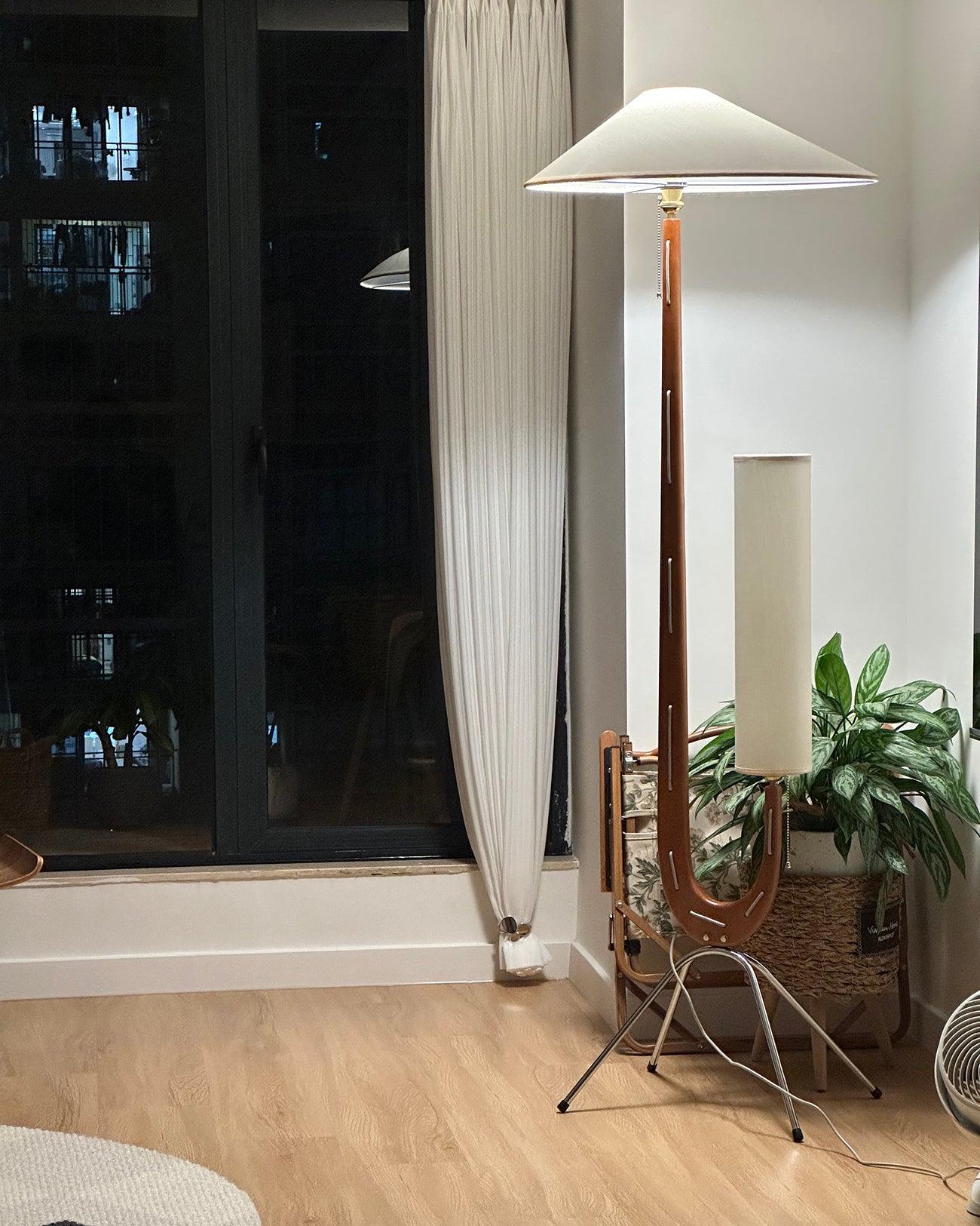 Novael Fabric Scandinavian Floor Lamp - Letslighting