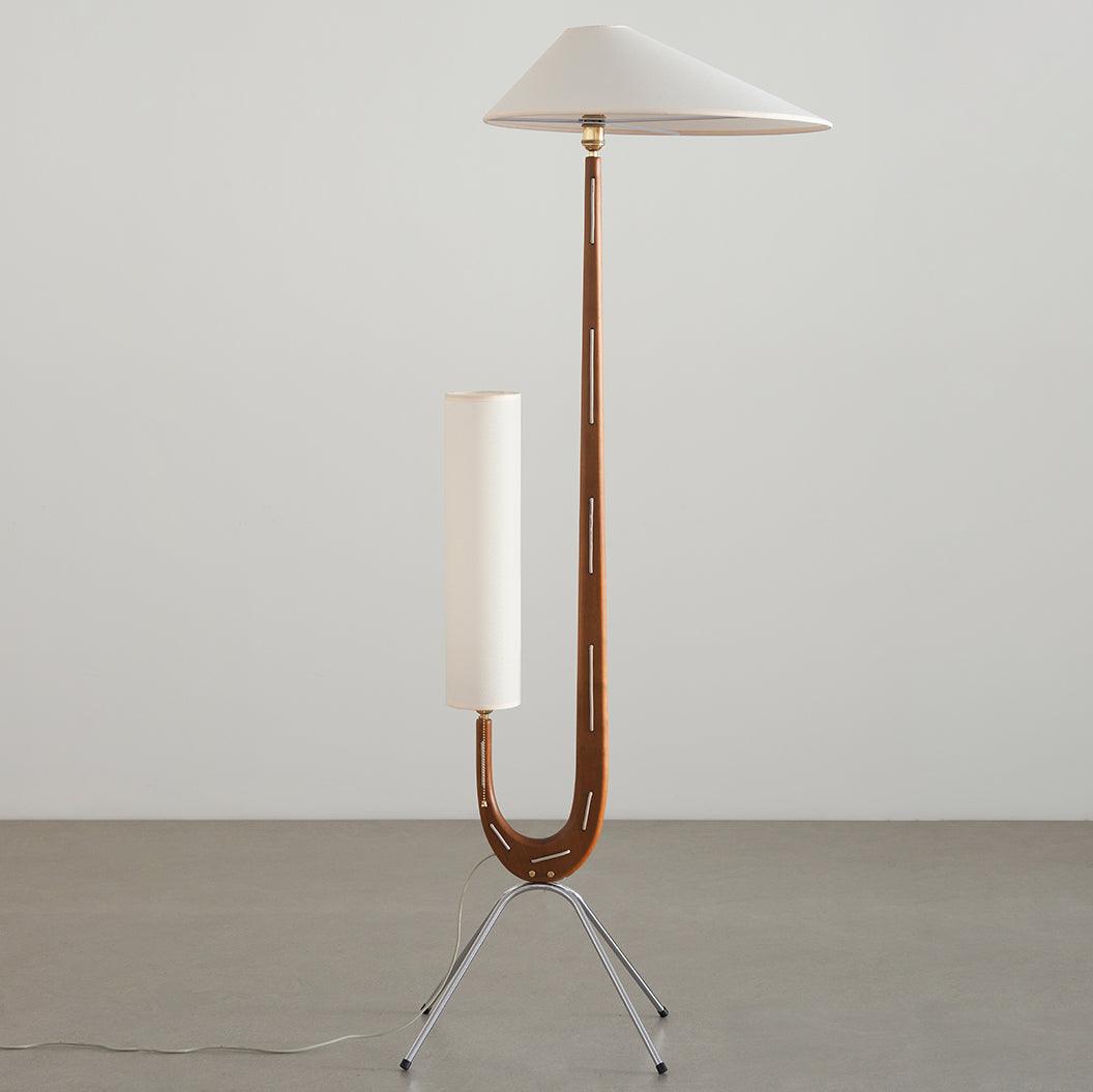Novael Fabric Scandinavian Floor Lamp - Letslighting