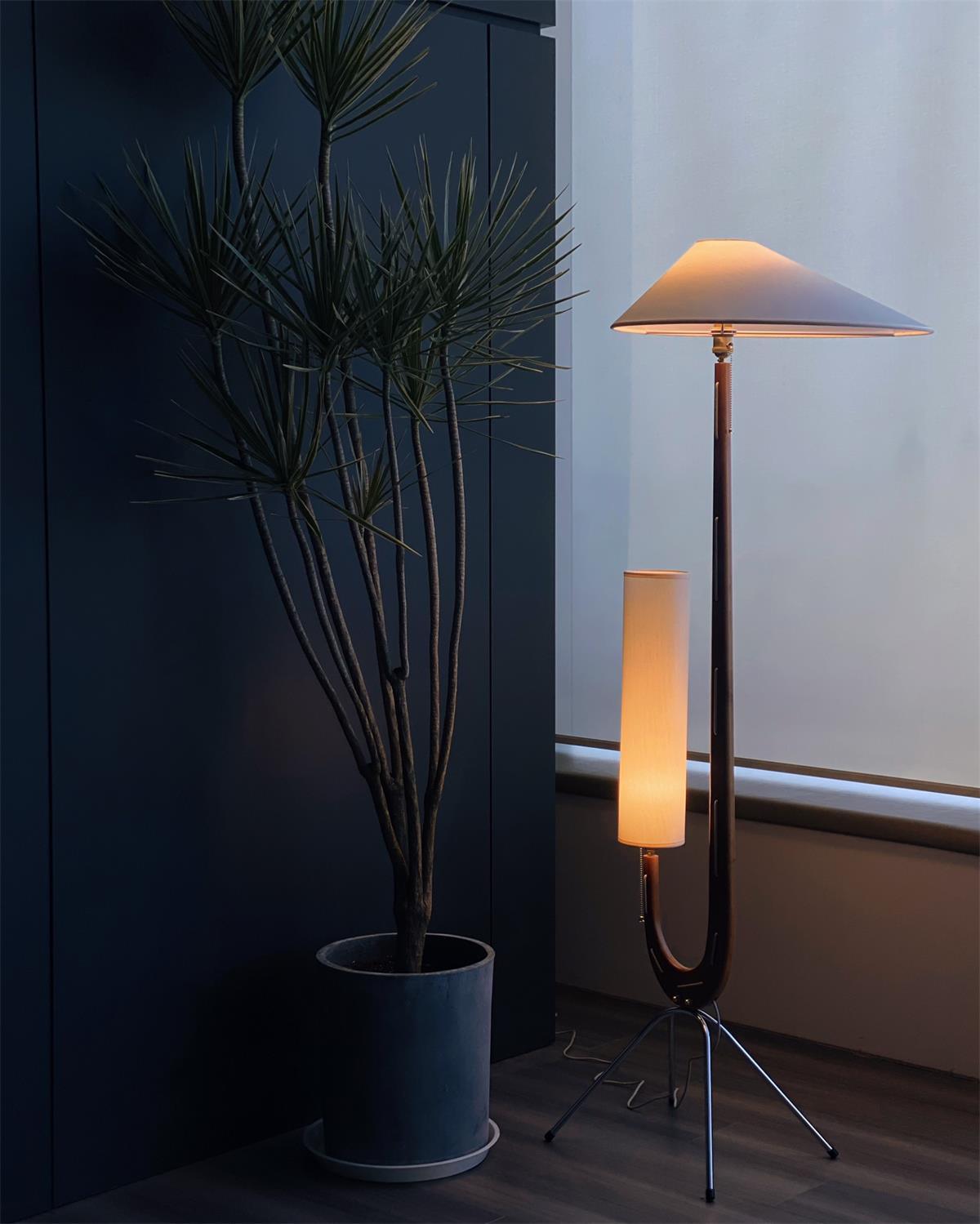 Novael Fabric Scandinavian Floor Lamp - Letslighting