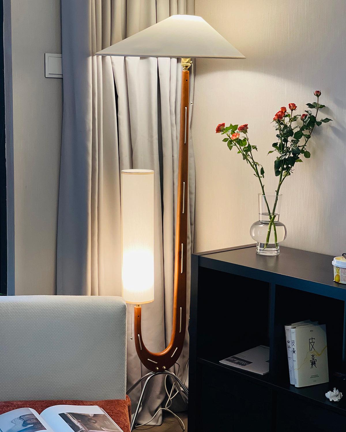 Novael Fabric Scandinavian Floor Lamp - Letslighting