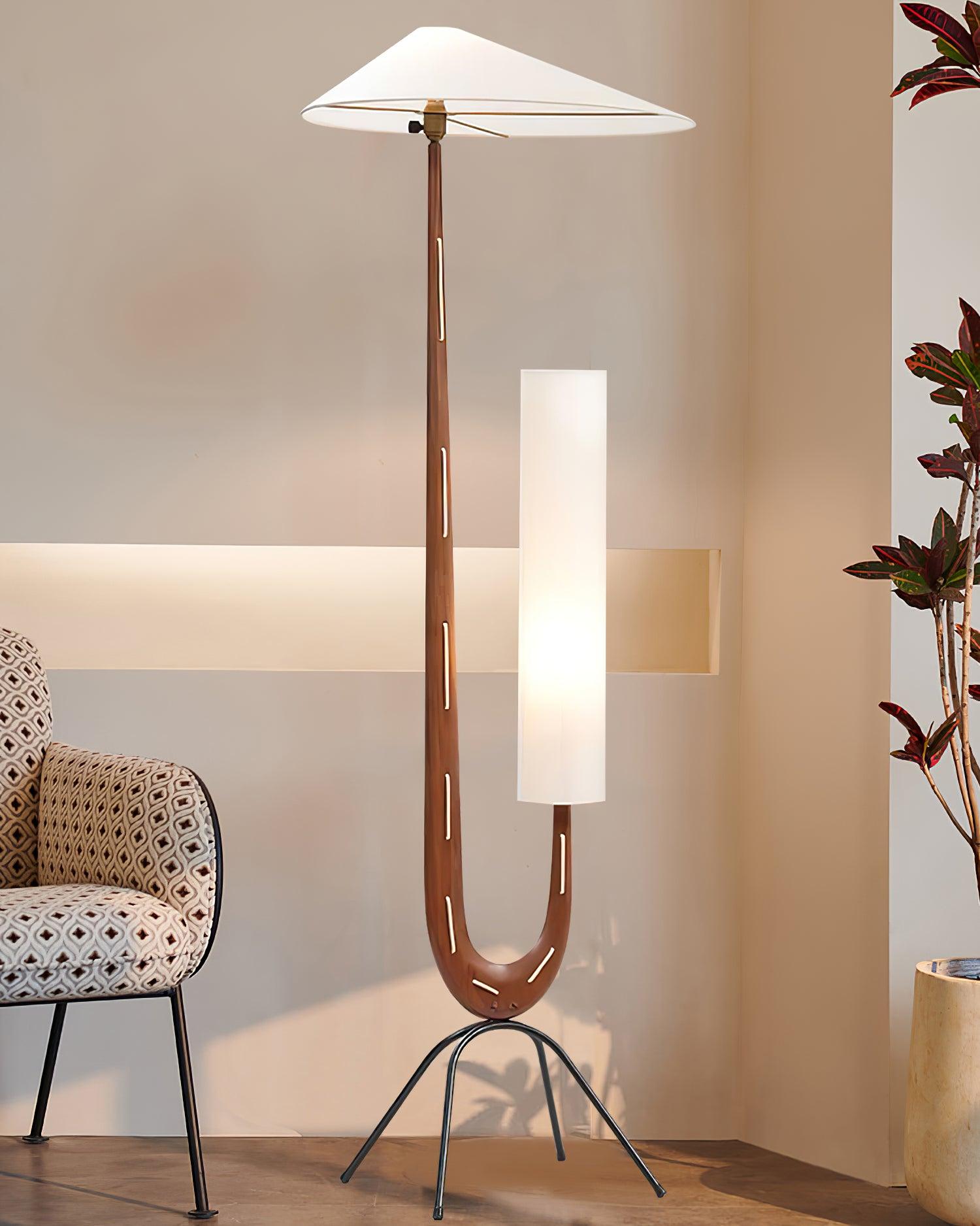 Novael Fabric Scandinavian Floor Lamp - Letslighting