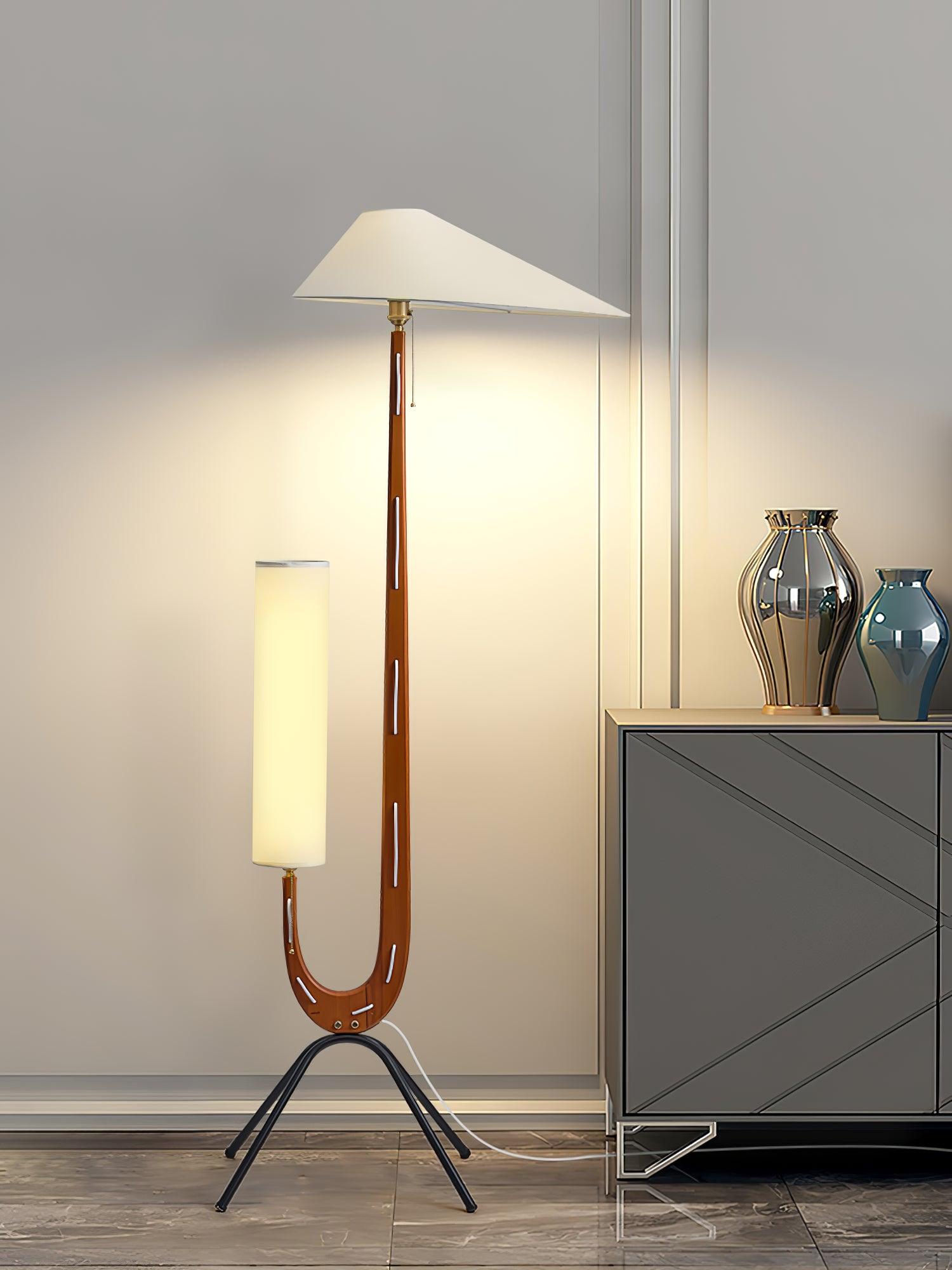 Novael Fabric Scandinavian Floor Lamp - Letslighting