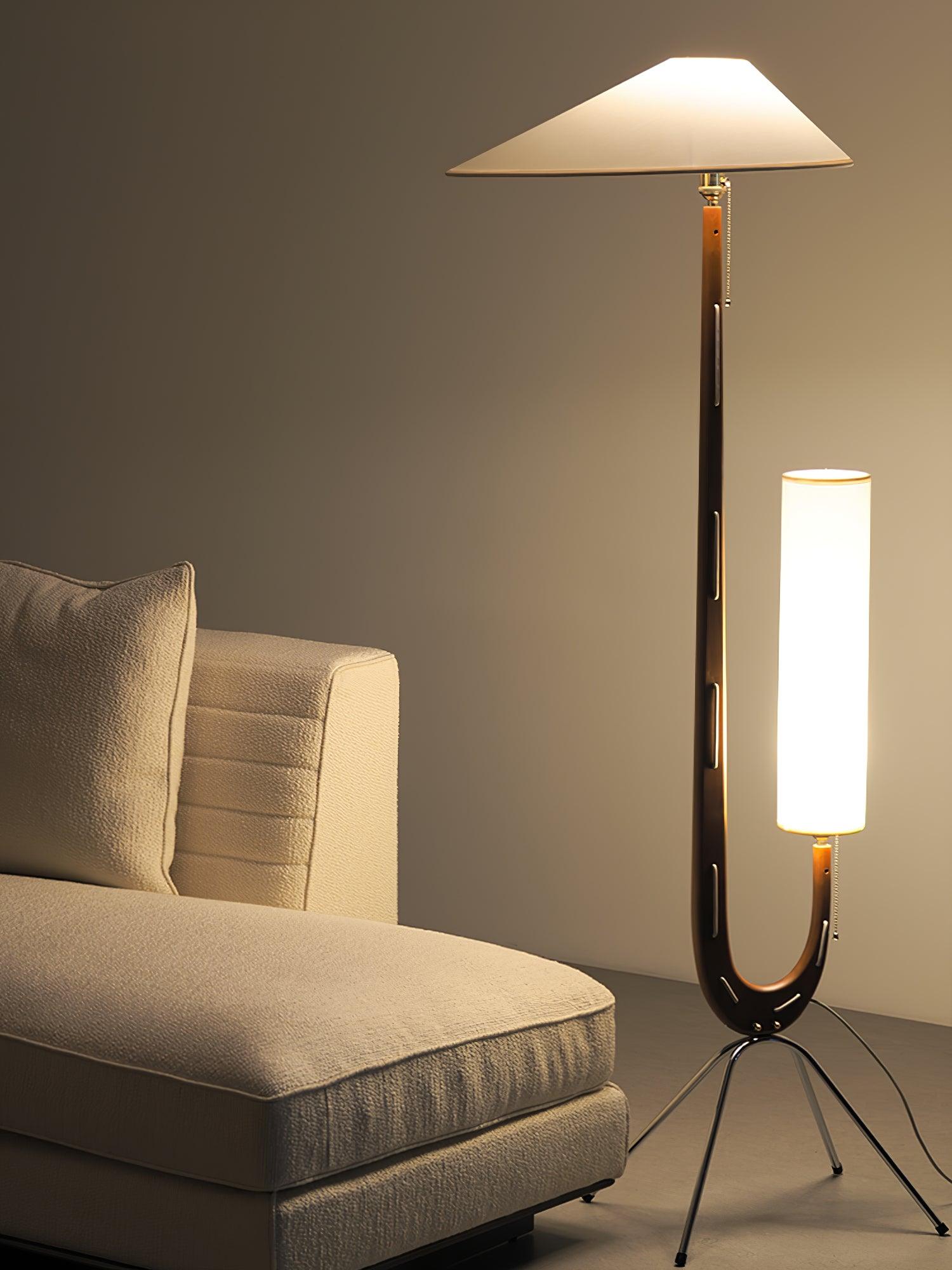 Novael Fabric Scandinavian Floor Lamp - Letslighting