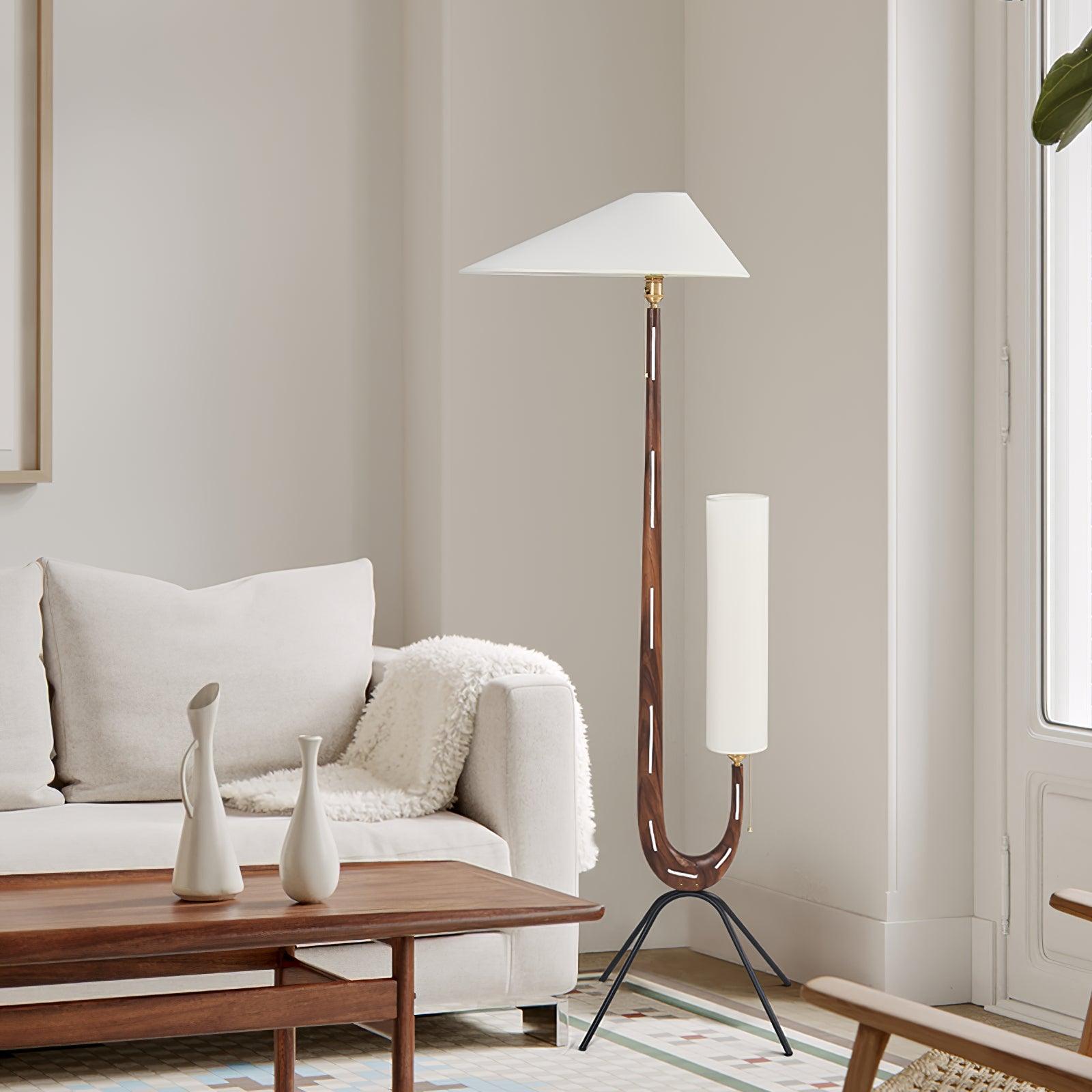Novael Fabric Scandinavian Floor Lamp - Letslighting