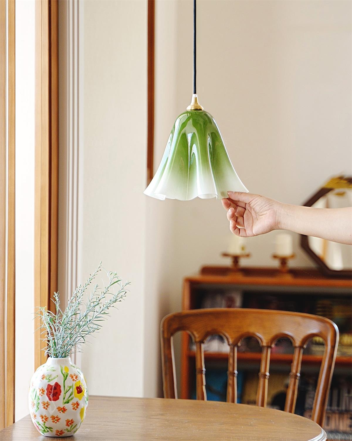 Glacea Pendant Lamp Bellflower Silhouette - Letslighting