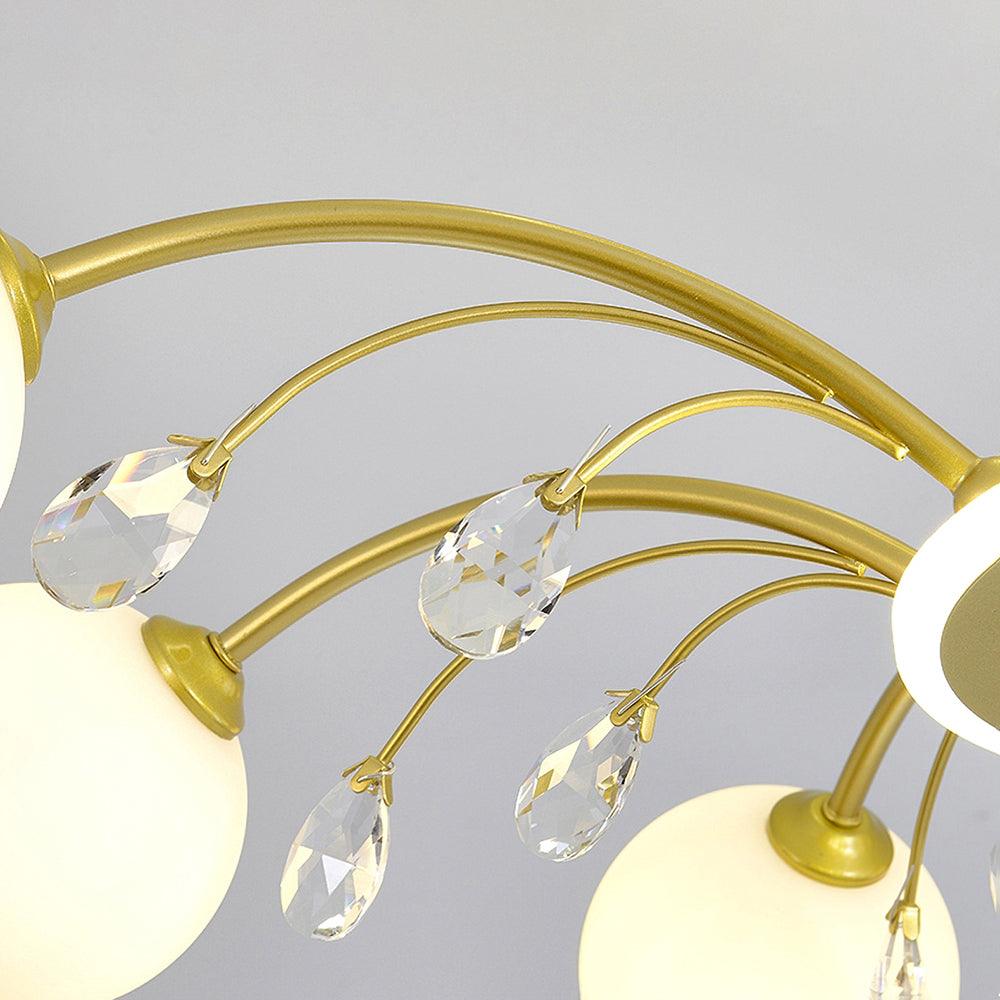 Lustra Pendant Lamp Glass Raindrop - Letslighting