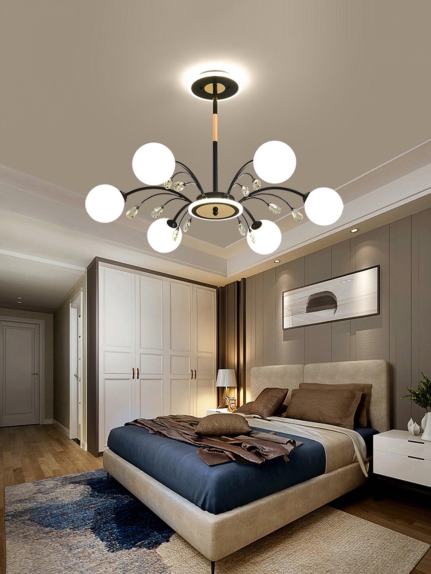 Lustra Pendant Lamp Glass Raindrop - Letslighting