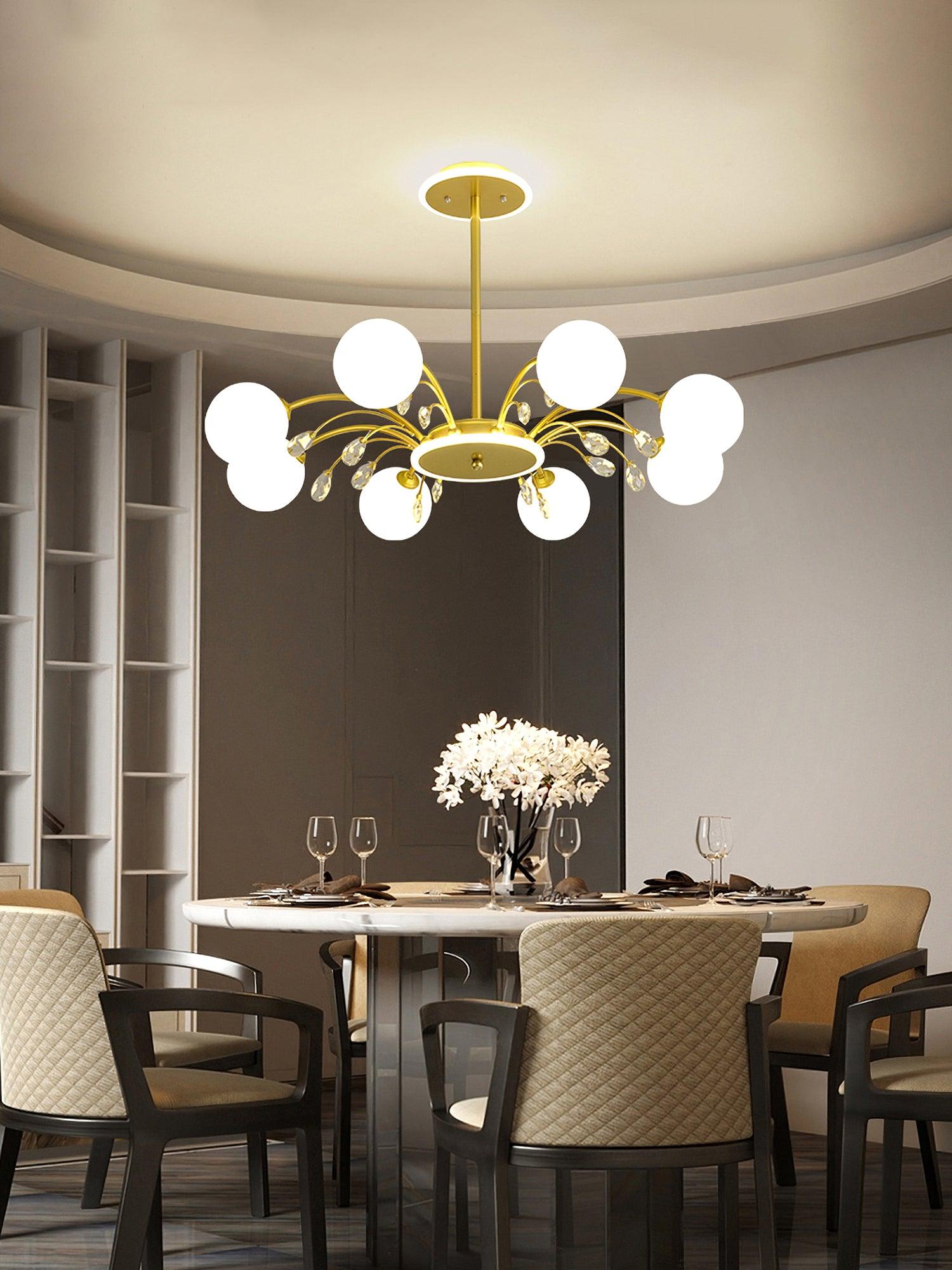 Lustra Pendant Lamp Glass Raindrop - Letslighting
