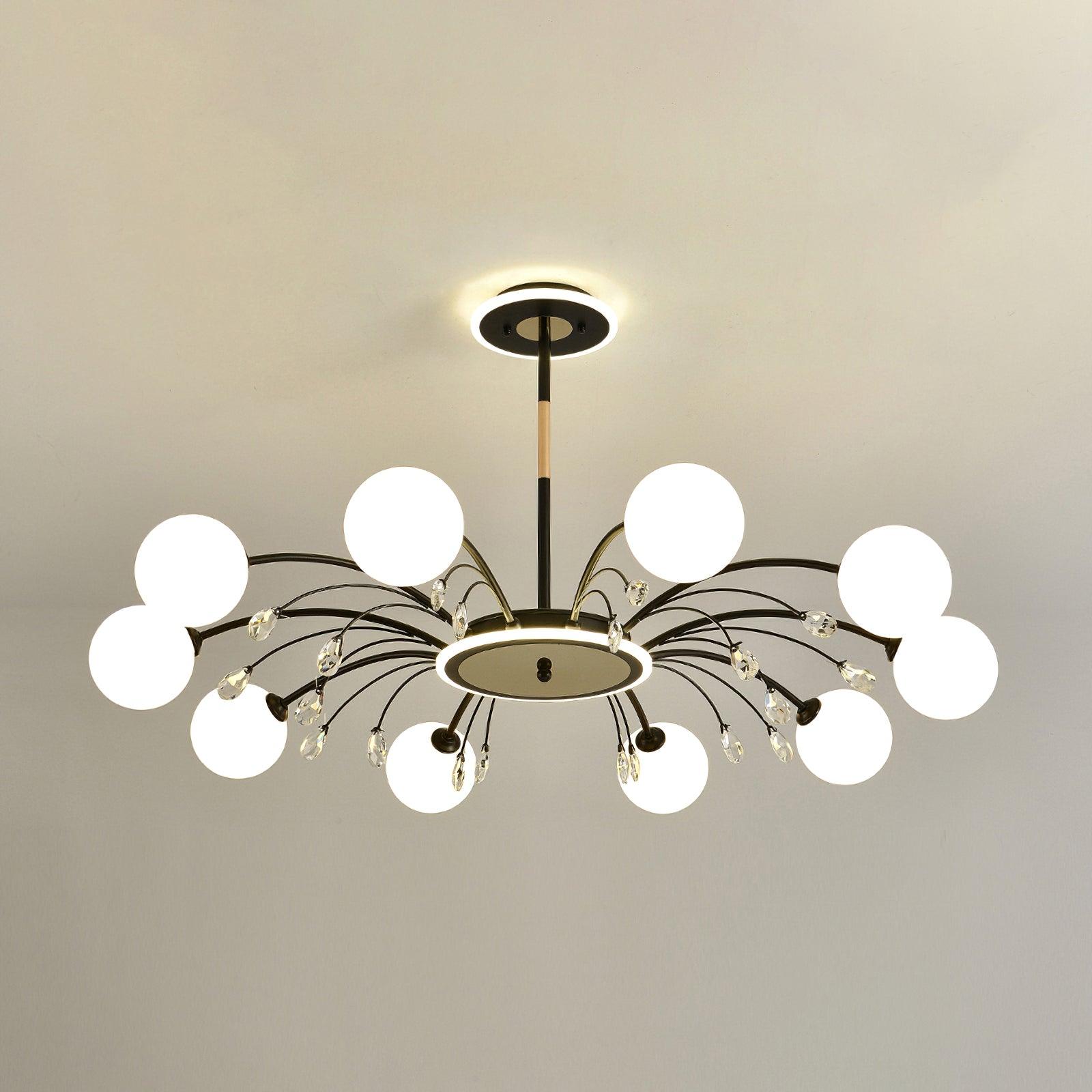 Lustra Pendant Lamp Glass Raindrop - Letslighting
