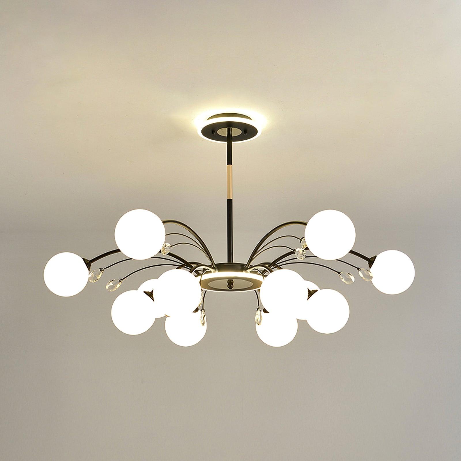 Lustra Pendant Lamp Glass Raindrop - Letslighting