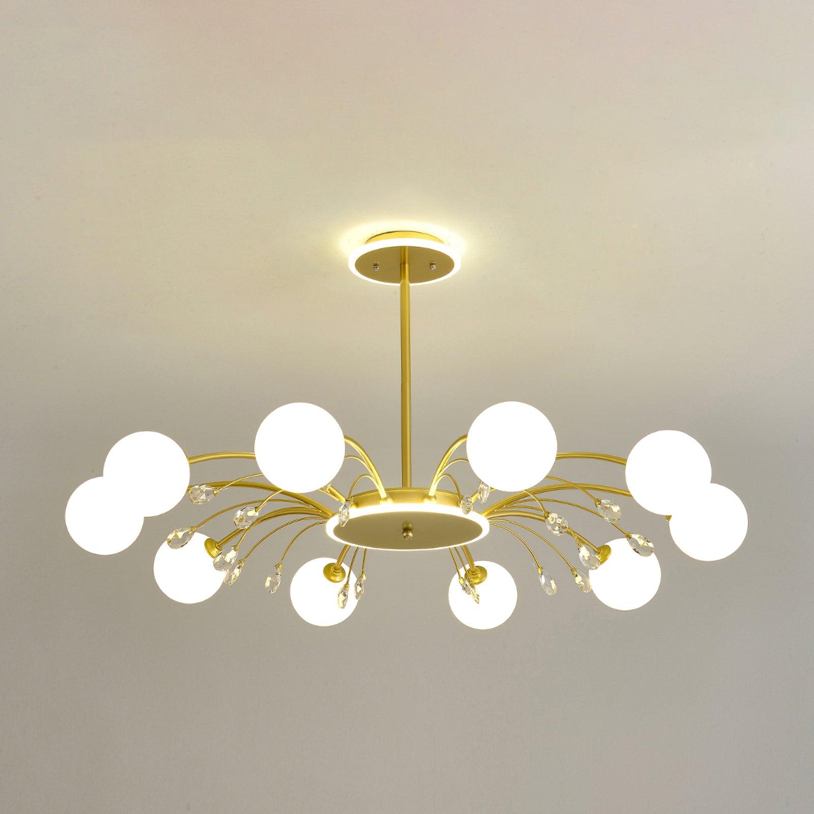 Lustra Pendant Lamp Glass Raindrop - Letslighting