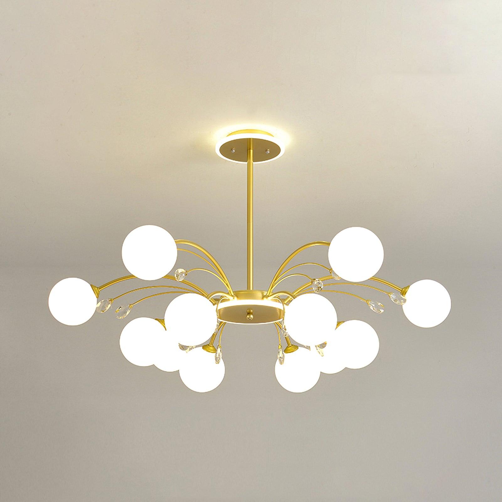 Lustra Pendant Lamp Glass Raindrop - Letslighting